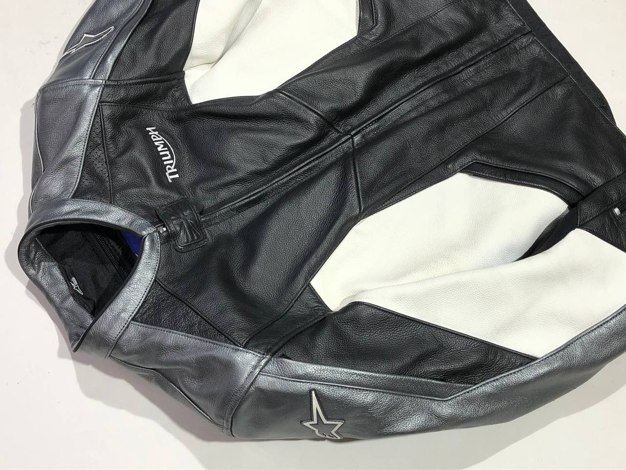 Other Alpinestars Triumph Leather Moto Racing Jacket Size US XS / EU 42 / 0 - 4 Thumbnail
