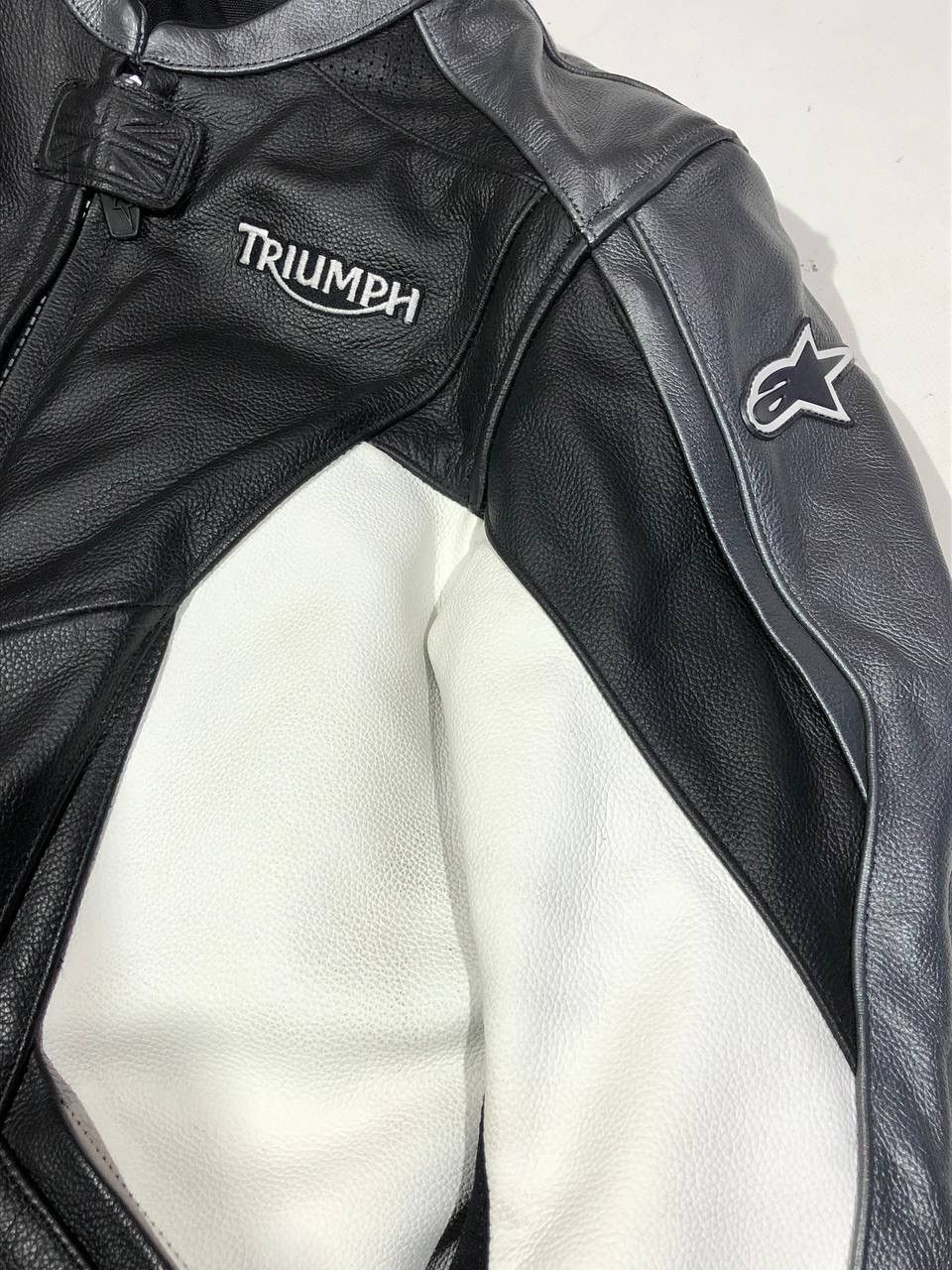 Other Alpinestars Triumph Leather Moto Racing Jacket Size US XS / EU 42 / 0 - 7 Thumbnail