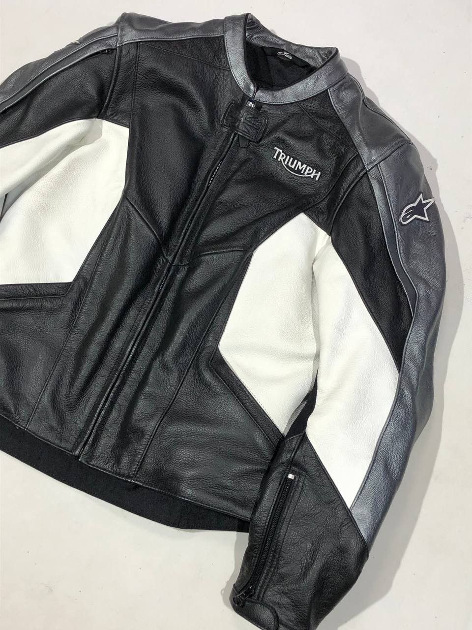 Other Alpinestars Triumph Leather Moto Racing Jacket Size US XS / EU 42 / 0 - 6 Thumbnail