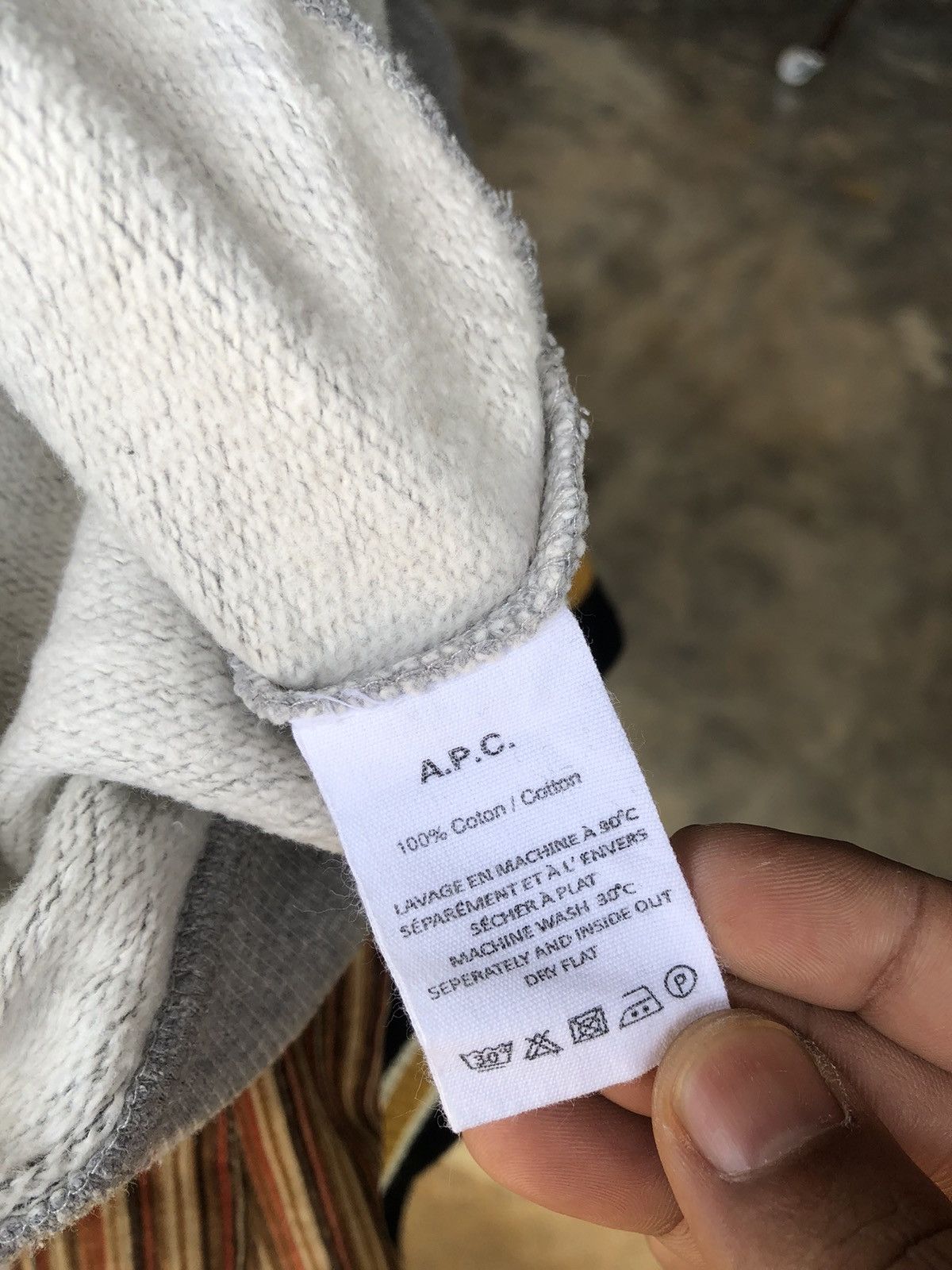 A.P.C. Sweatshirt A.P.C Rue Madame Paris Size US S / EU 44-46 / 1 - 6 Thumbnail