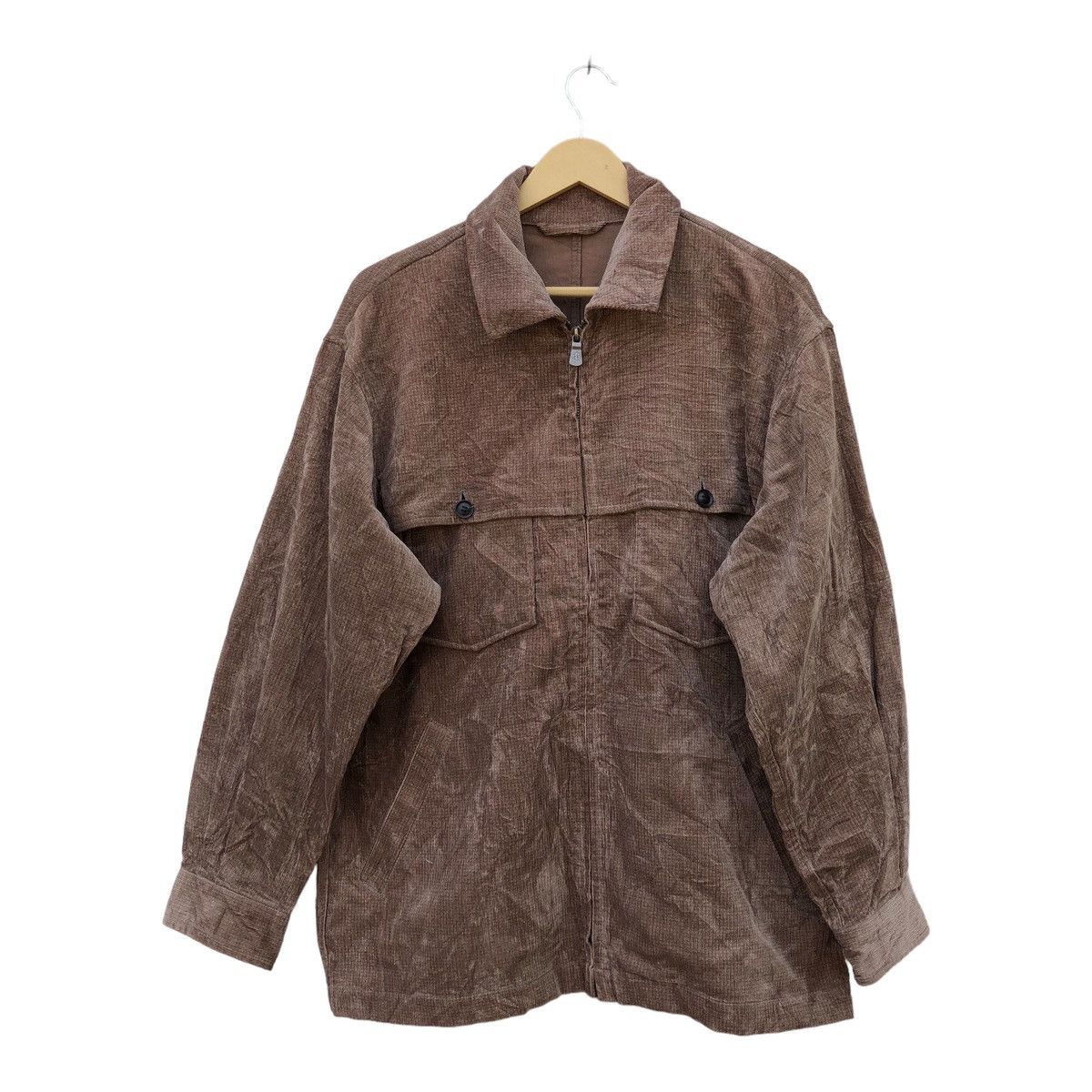 Japanese Brand × Mr. Junko Mr Junko Corduroy Fleece Shirt Button Up Size US L / EU 52-54 / 3 - 1 Thumbnail