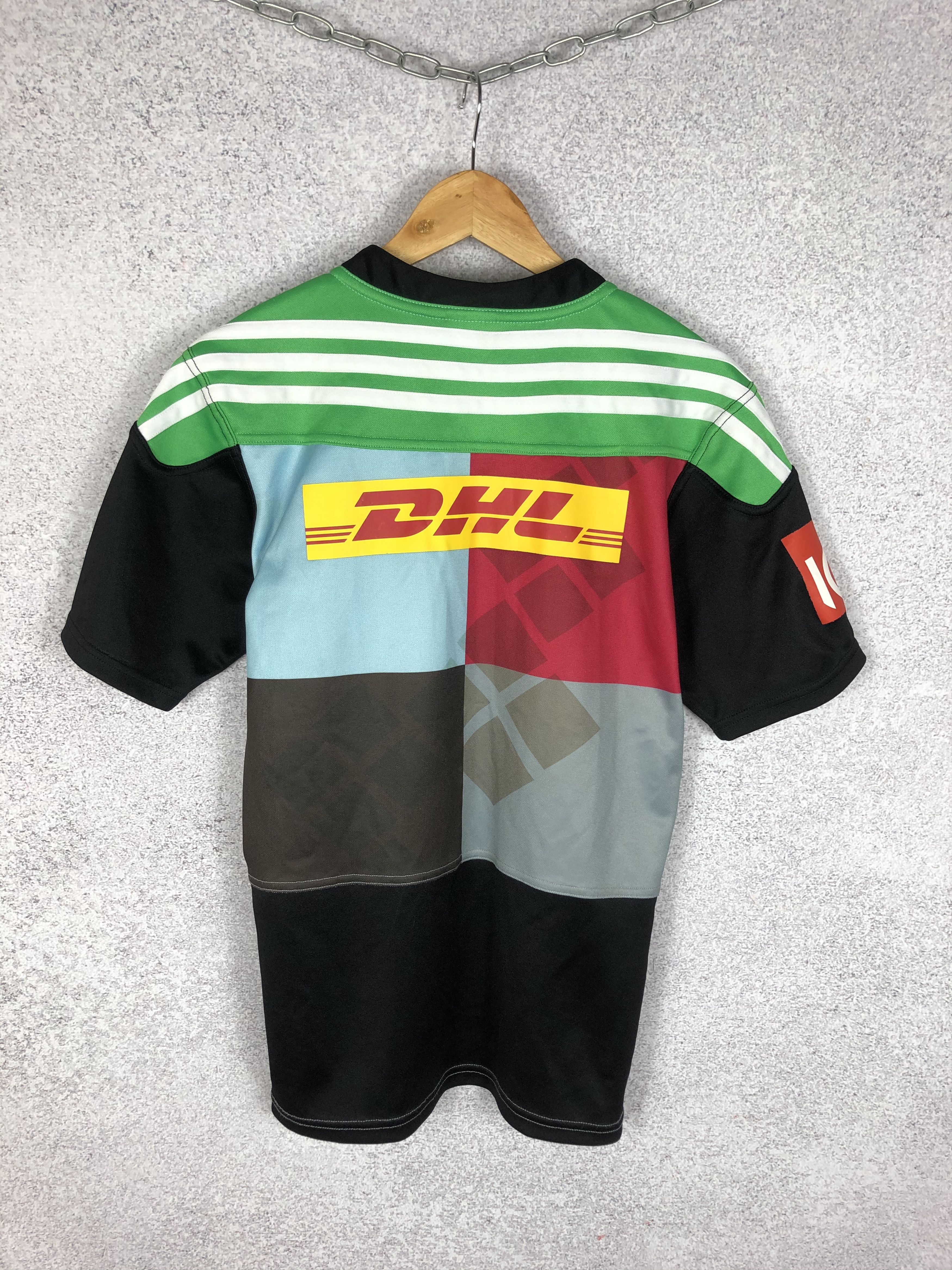 Adidas Harlequins Adidas Rugby Jersey Shirt Size US S / EU 44-46 / 1 - 3 Thumbnail