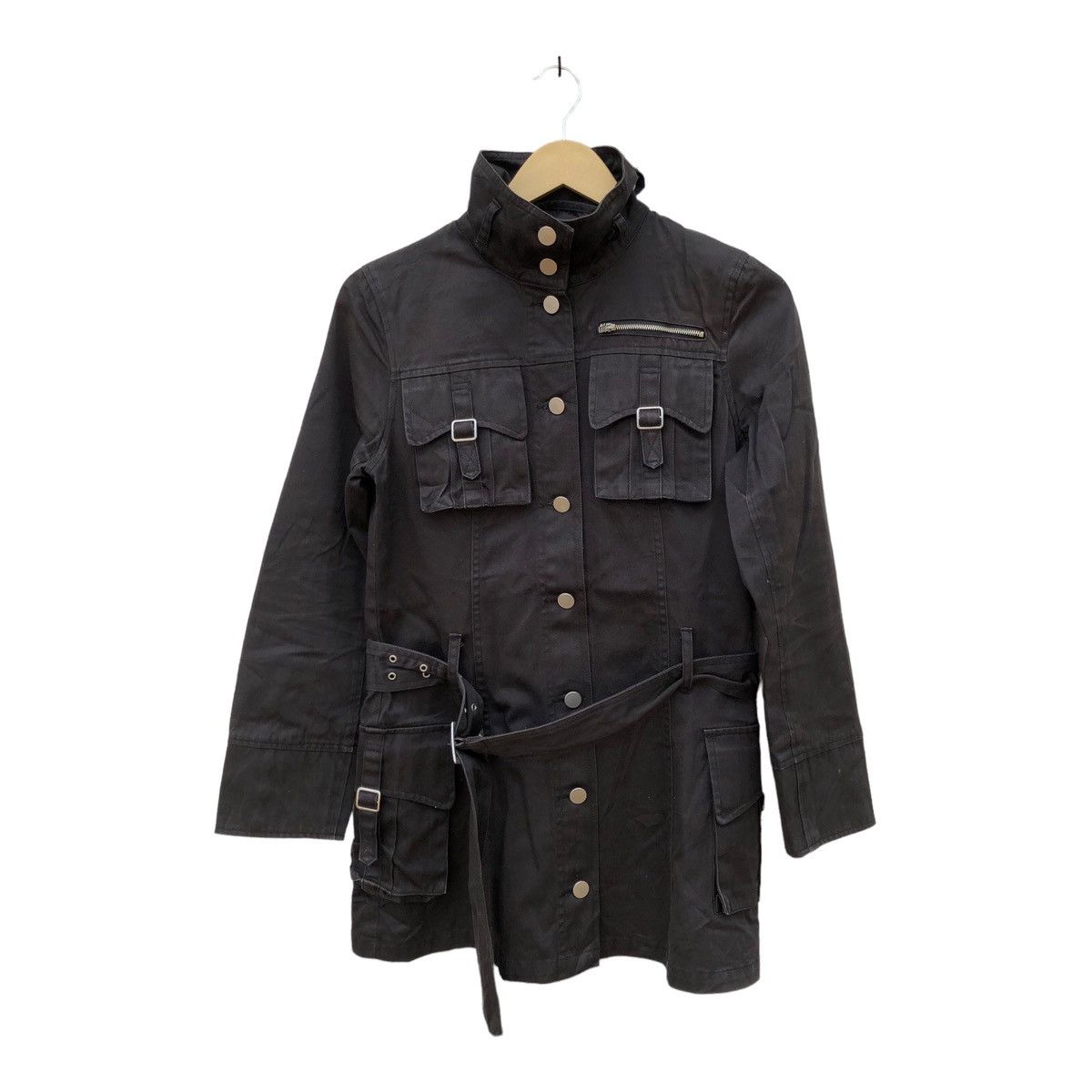 image of Seditionaries Sweet Degrees Jacket Punks Ladies Multipocket in Black, Women's (Size Medium)