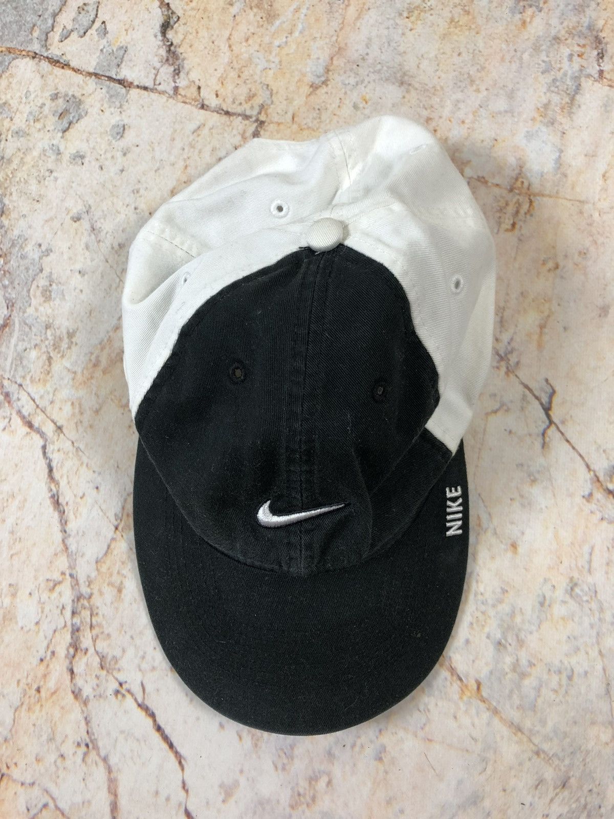 Nike × Vintage Nike vintage black white hat cap Size ONE SIZE - 1 Thumbnail