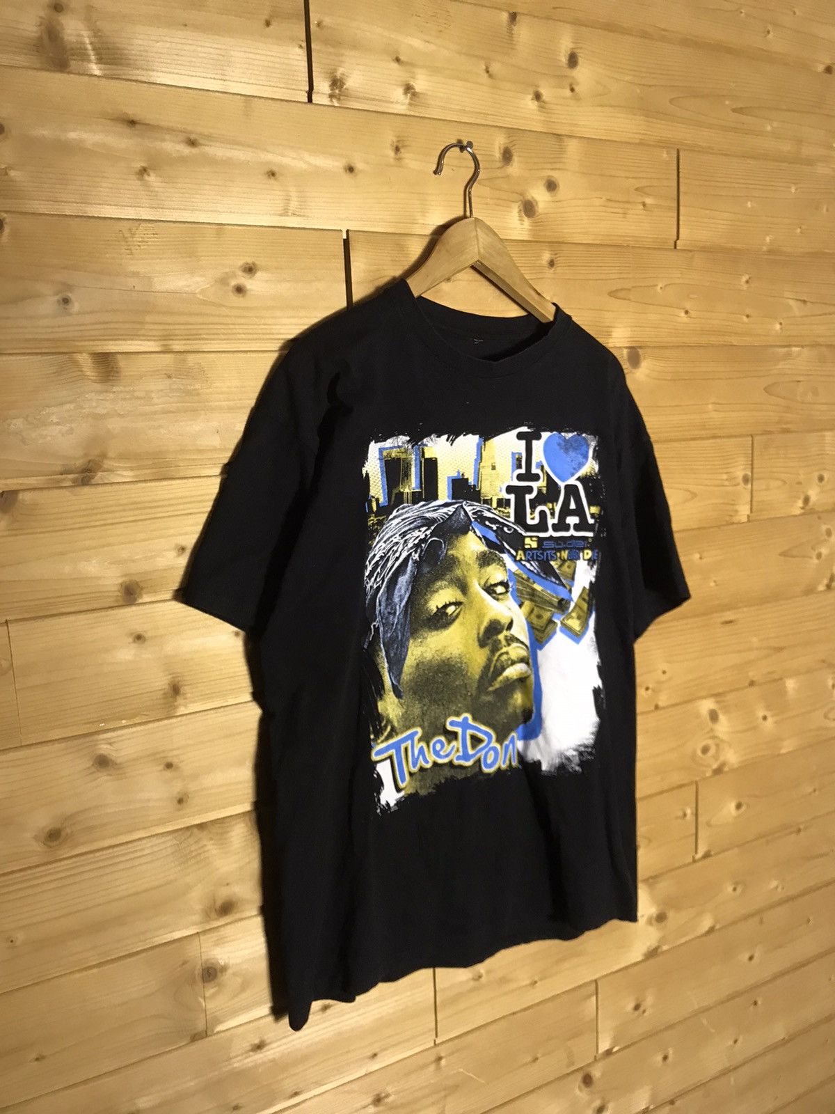 Band Tees Vintage 2pac Tupac t-shirt Size US XL / EU 56 / 4 - 1 Thumbnail