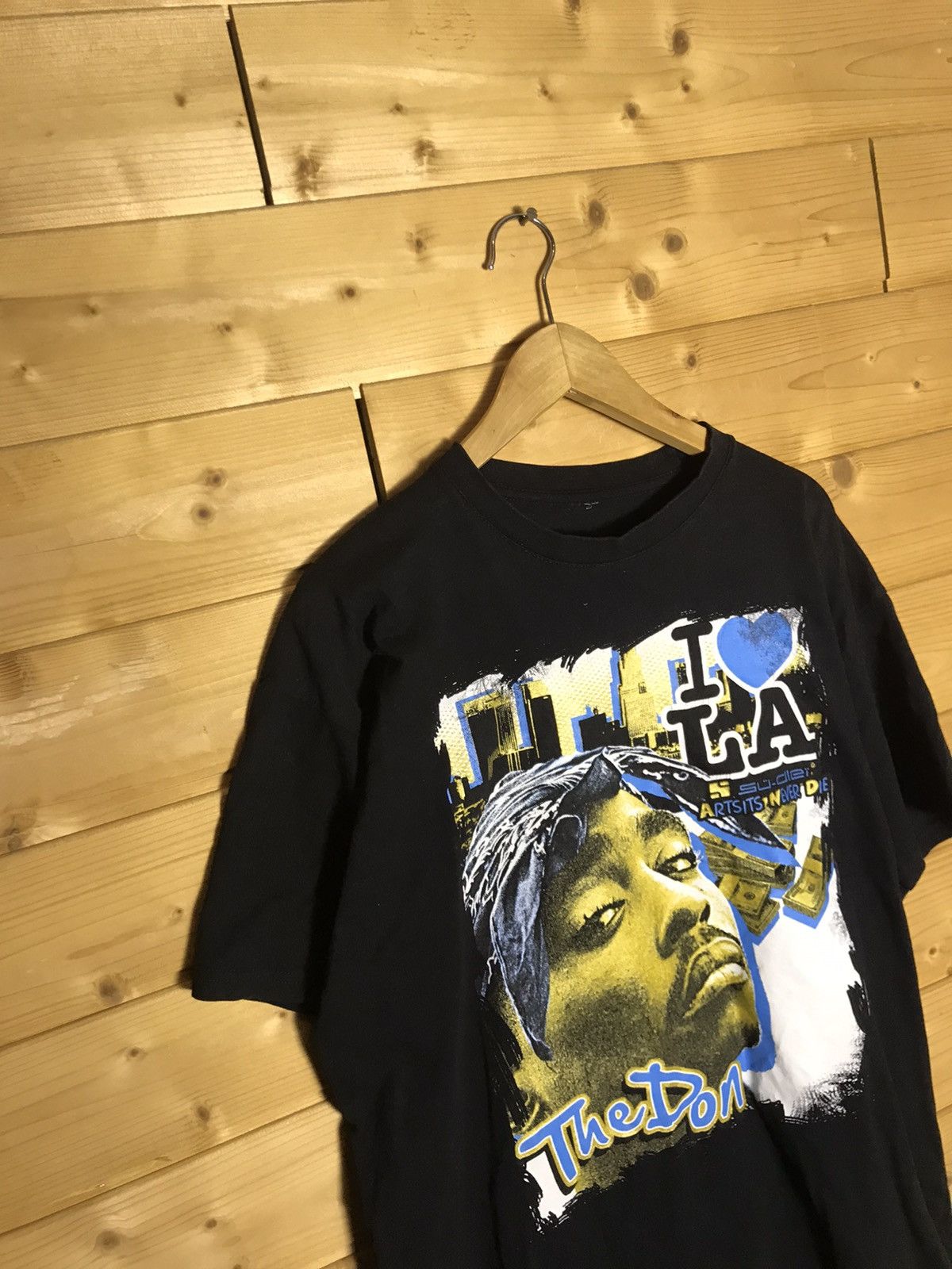 Band Tees Vintage 2pac Tupac t-shirt Size US XL / EU 56 / 4 - 2 Thumbnail