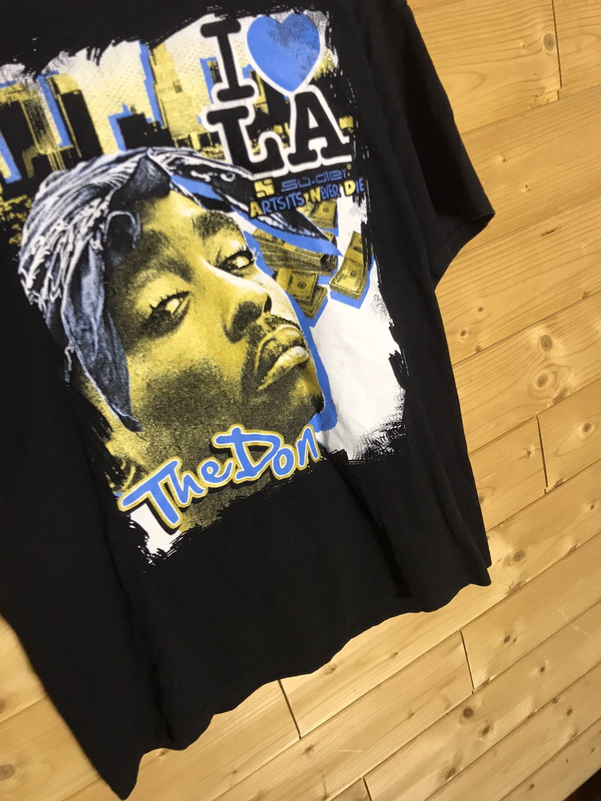 Band Tees Vintage 2pac Tupac t-shirt Size US XL / EU 56 / 4 - 3 Thumbnail