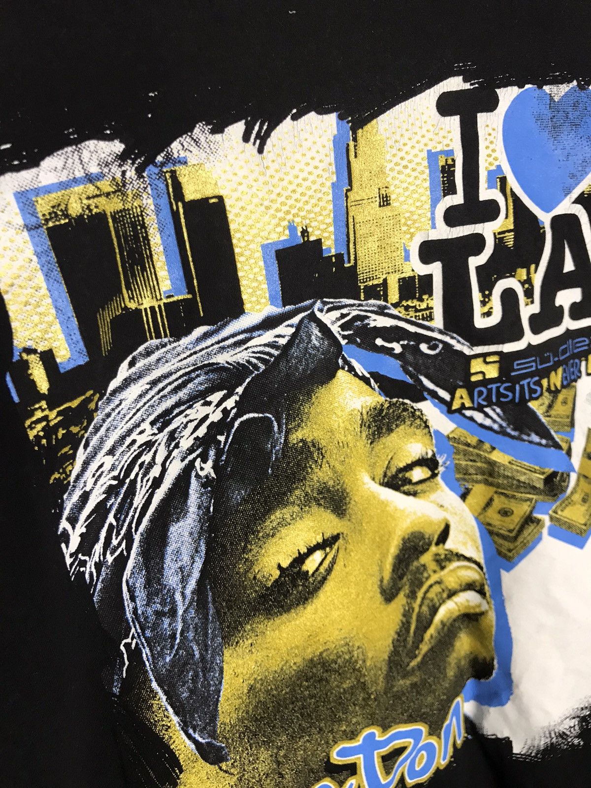 Band Tees Vintage 2pac Tupac t-shirt Size US XL / EU 56 / 4 - 4 Thumbnail