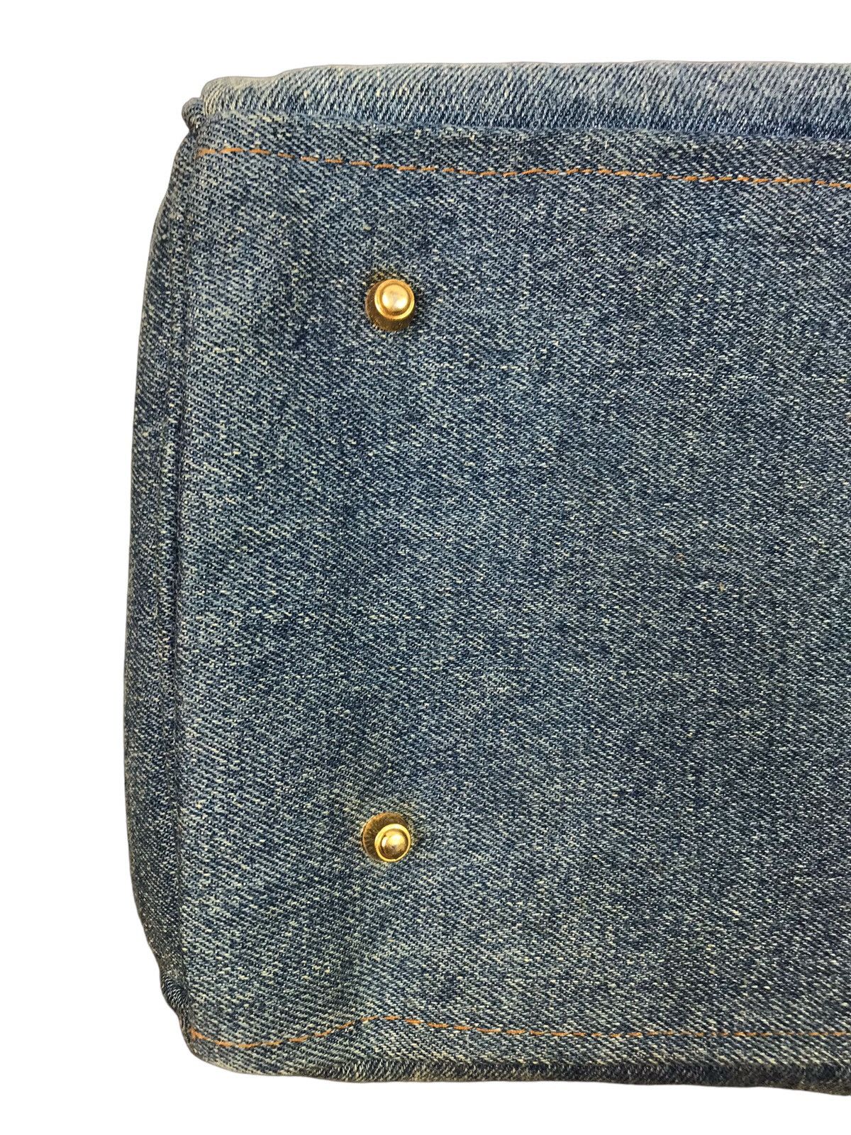 Handmade VINTAGE HANDMADE DENIM BIRKIN STYLE HANDBAG Size ONE SIZE - 20 Thumbnail
