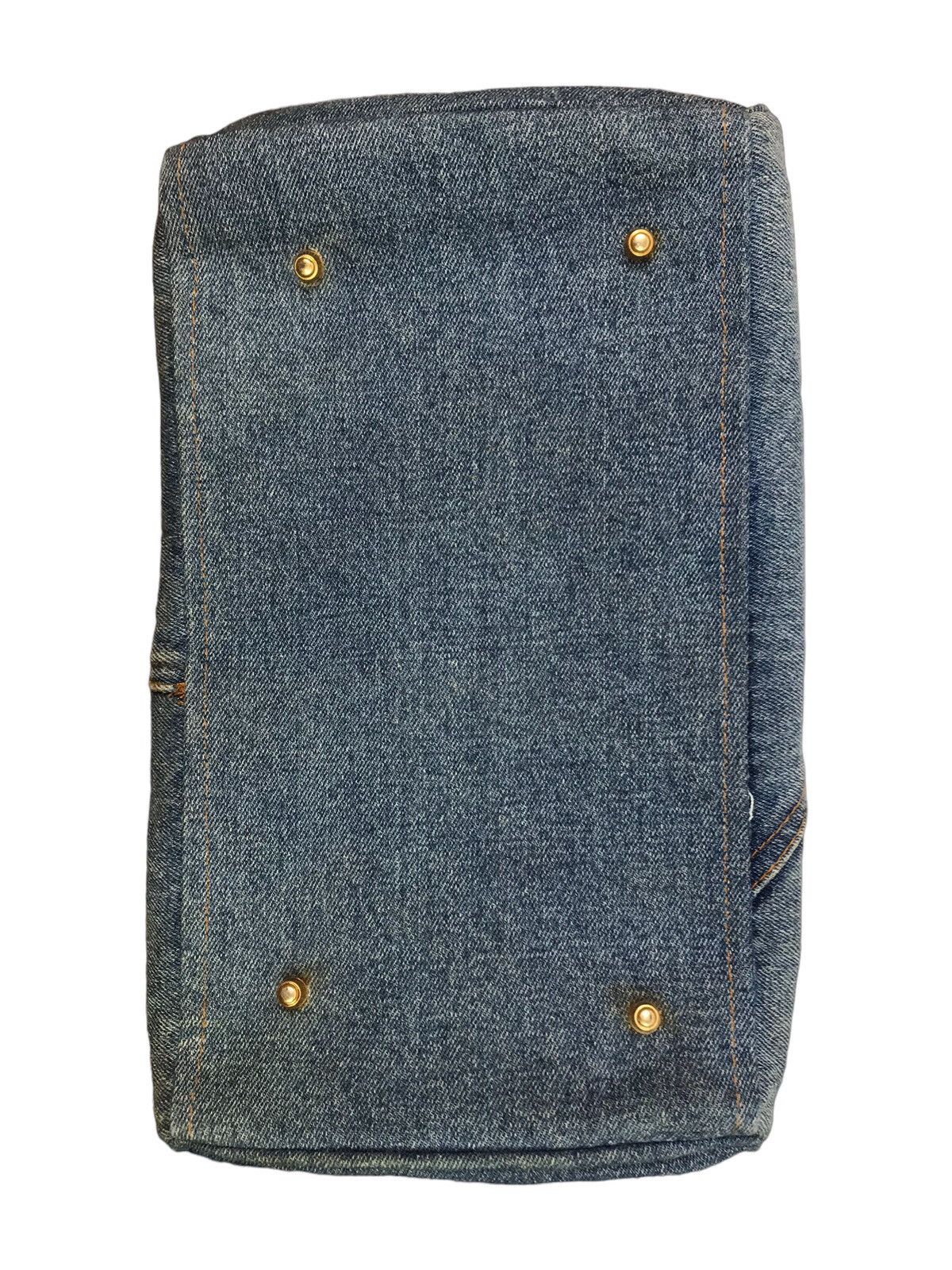 Handmade VINTAGE HANDMADE DENIM BIRKIN STYLE HANDBAG Size ONE SIZE - 19 Thumbnail