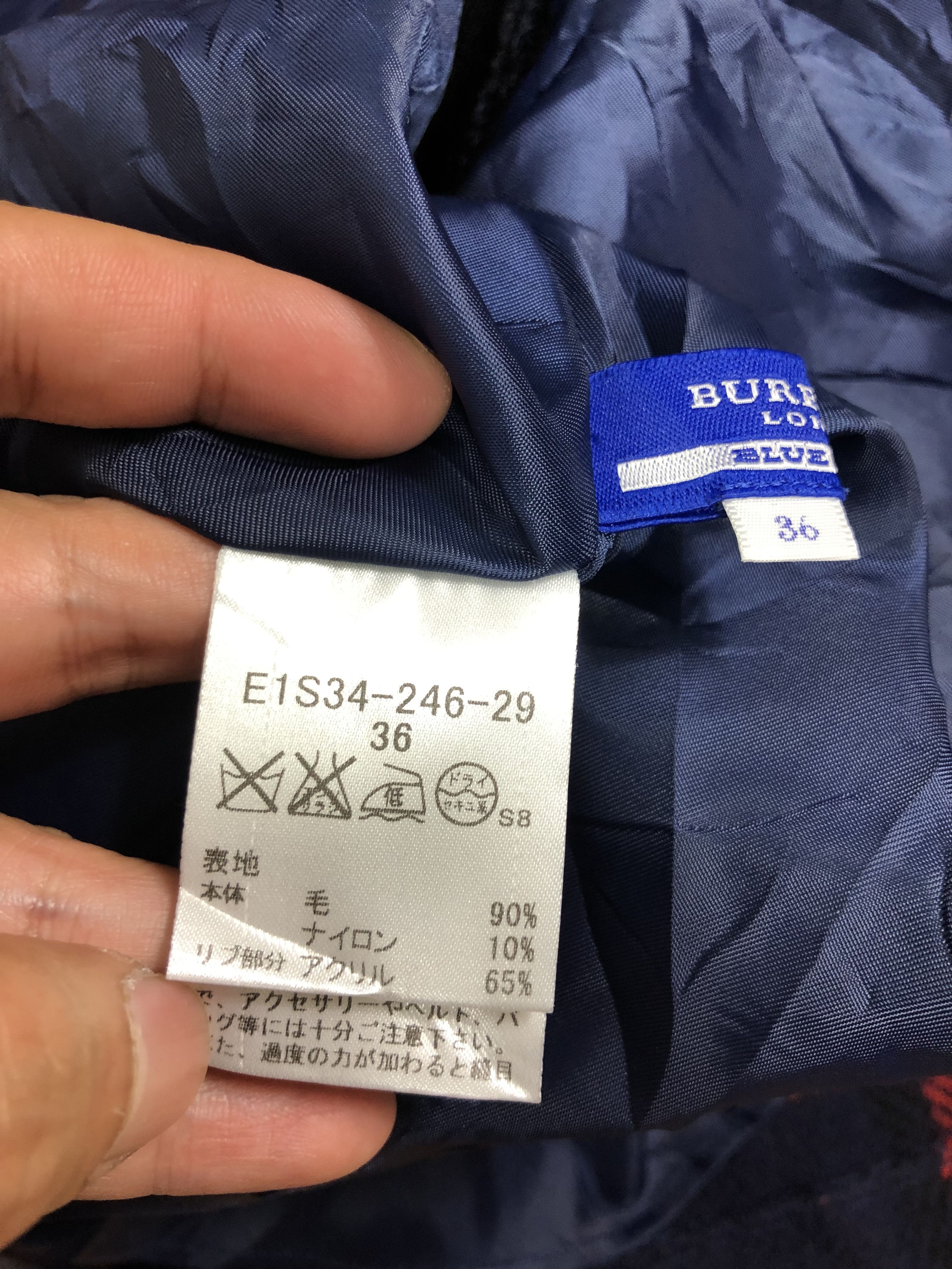 Burberry BLUE LABEL HIGH ELASTIC WAIST CHECKED PLEATED WOOL SKIRT Size 25" / US 0 / IT 36 - 11 Thumbnail