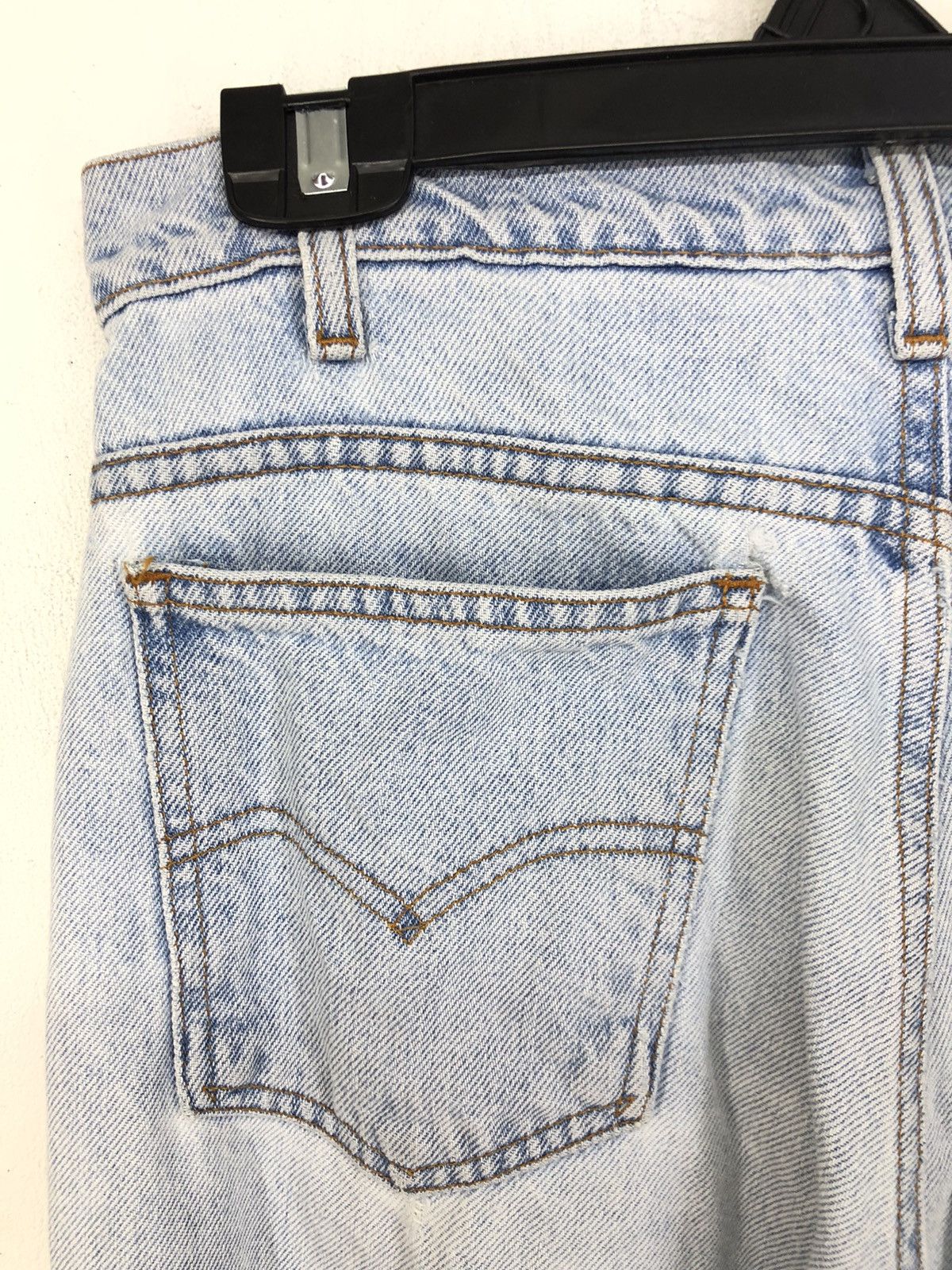 Other Vintage Levis 505 Regular Fit Orange Tab Light Wash Jeans Size US 30 / EU 46 - 10 Thumbnail