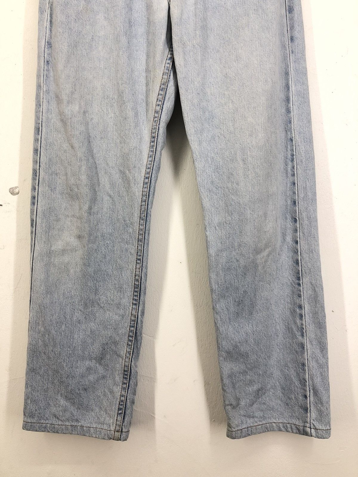 Other Vintage Levis 505 Regular Fit Orange Tab Light Wash Jeans Size US 30 / EU 46 - 8 Thumbnail
