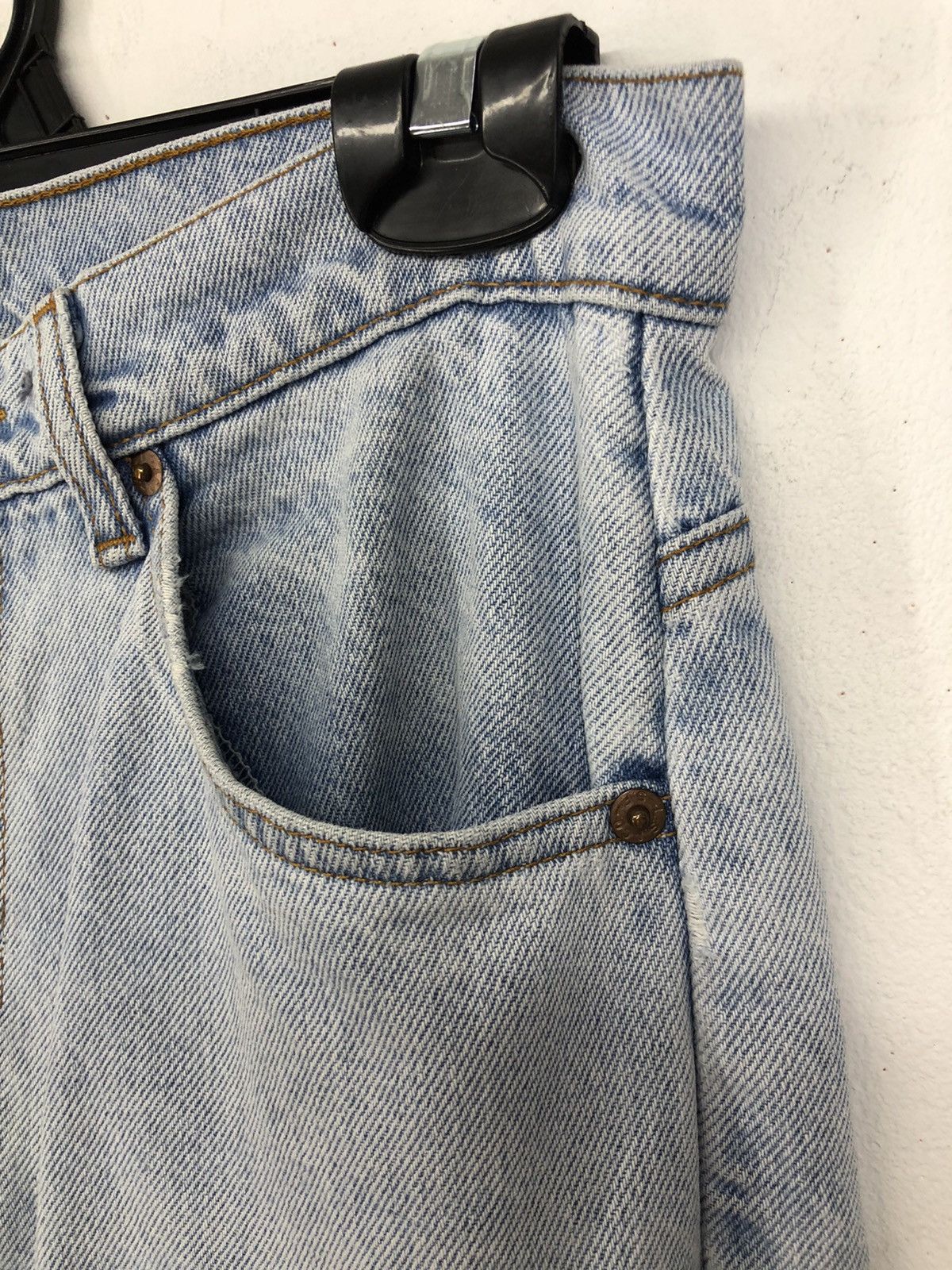 Other Vintage Levis 505 Regular Fit Orange Tab Light Wash Jeans Size US 30 / EU 46 - 5 Thumbnail