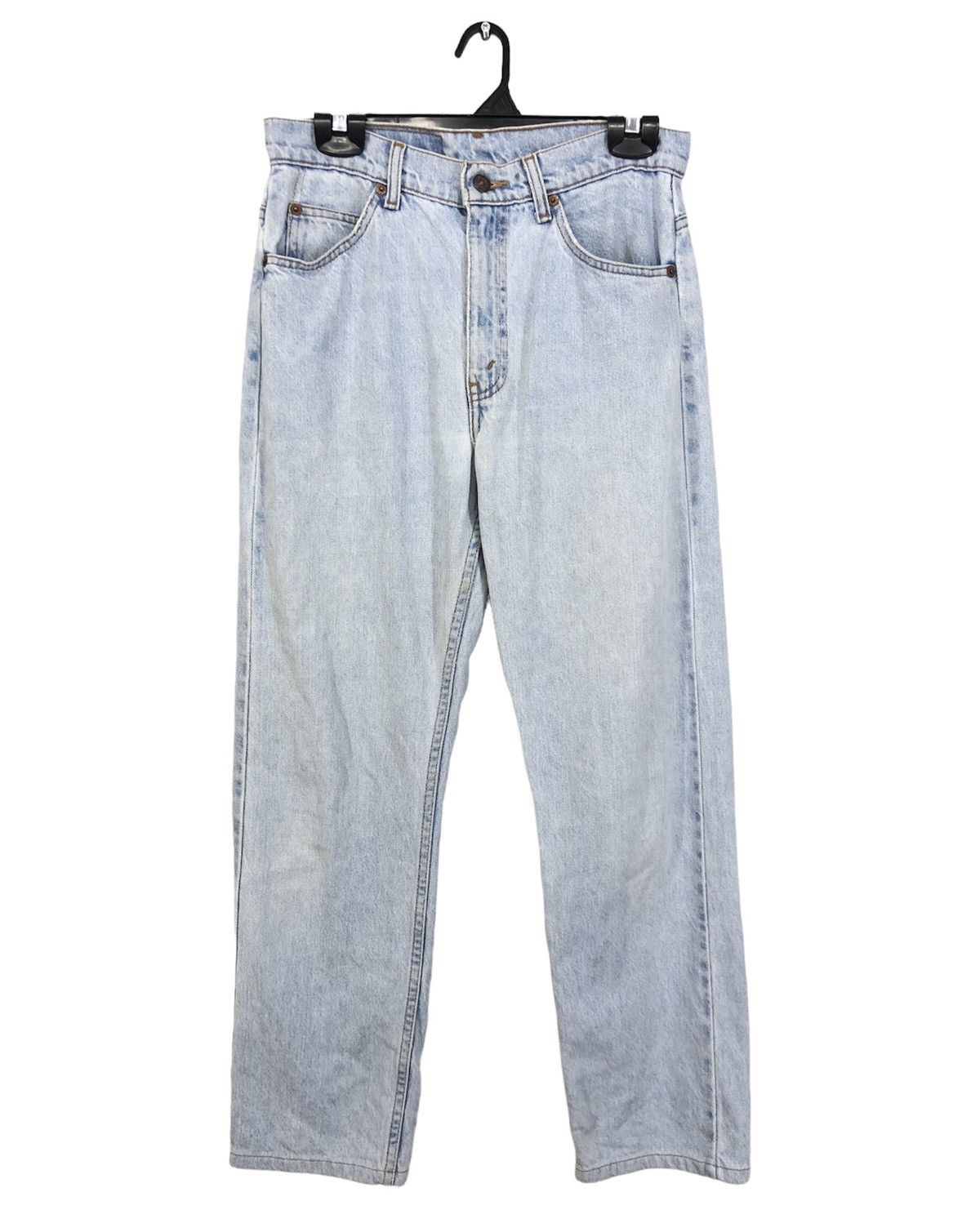 Other Vintage Levis 505 Regular Fit Orange Tab Light Wash Jeans Size US 30 / EU 46 - 1 Thumbnail