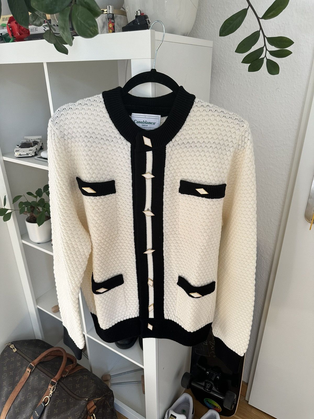 Luxury Casablanca Knit Cardigan - Elevated Designer Layer