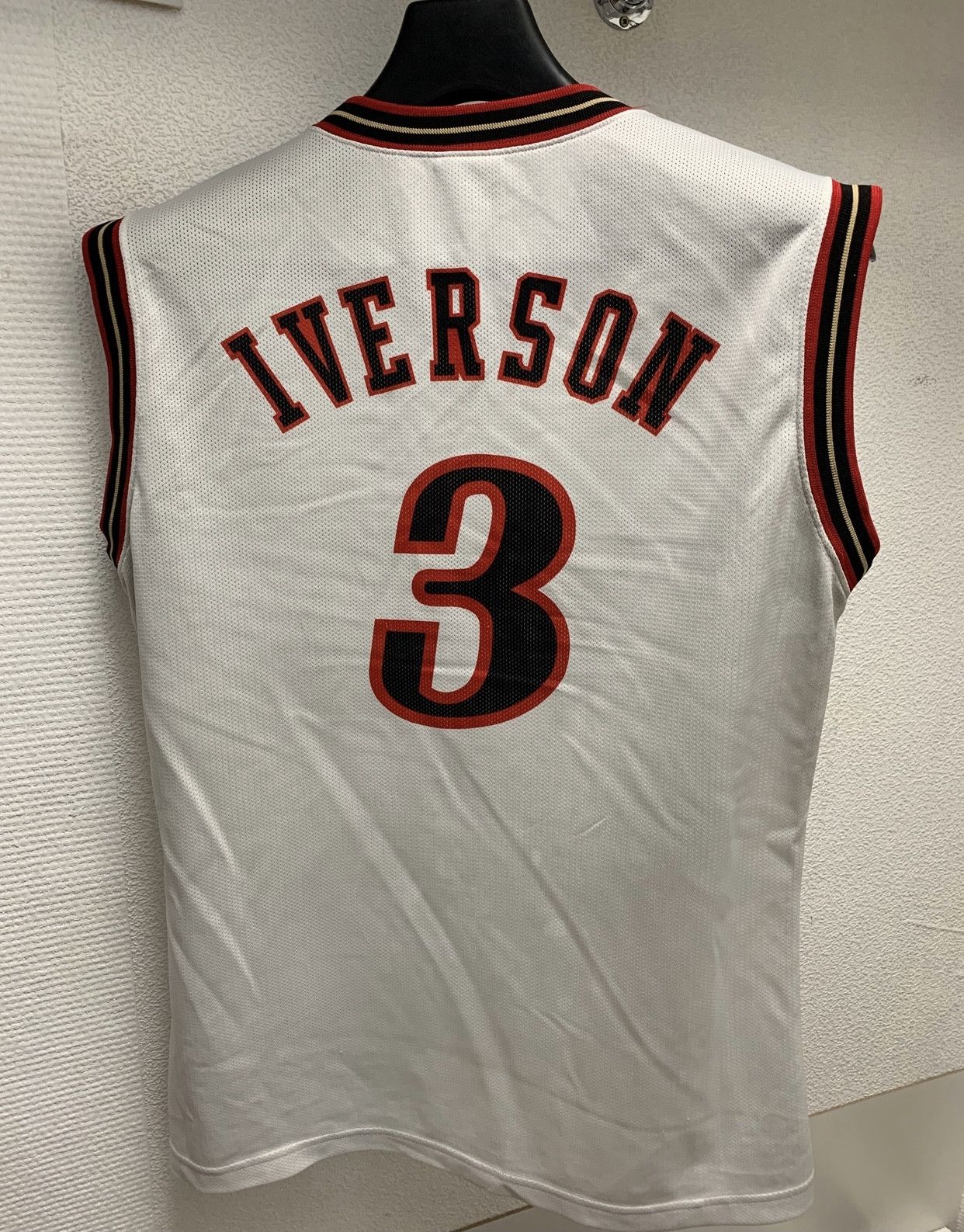 Champion Iverson 3 champion nba vintage Philadelphi 3 white L jersey Size US L / EU 52-54 / 3 - 2 Thumbnail