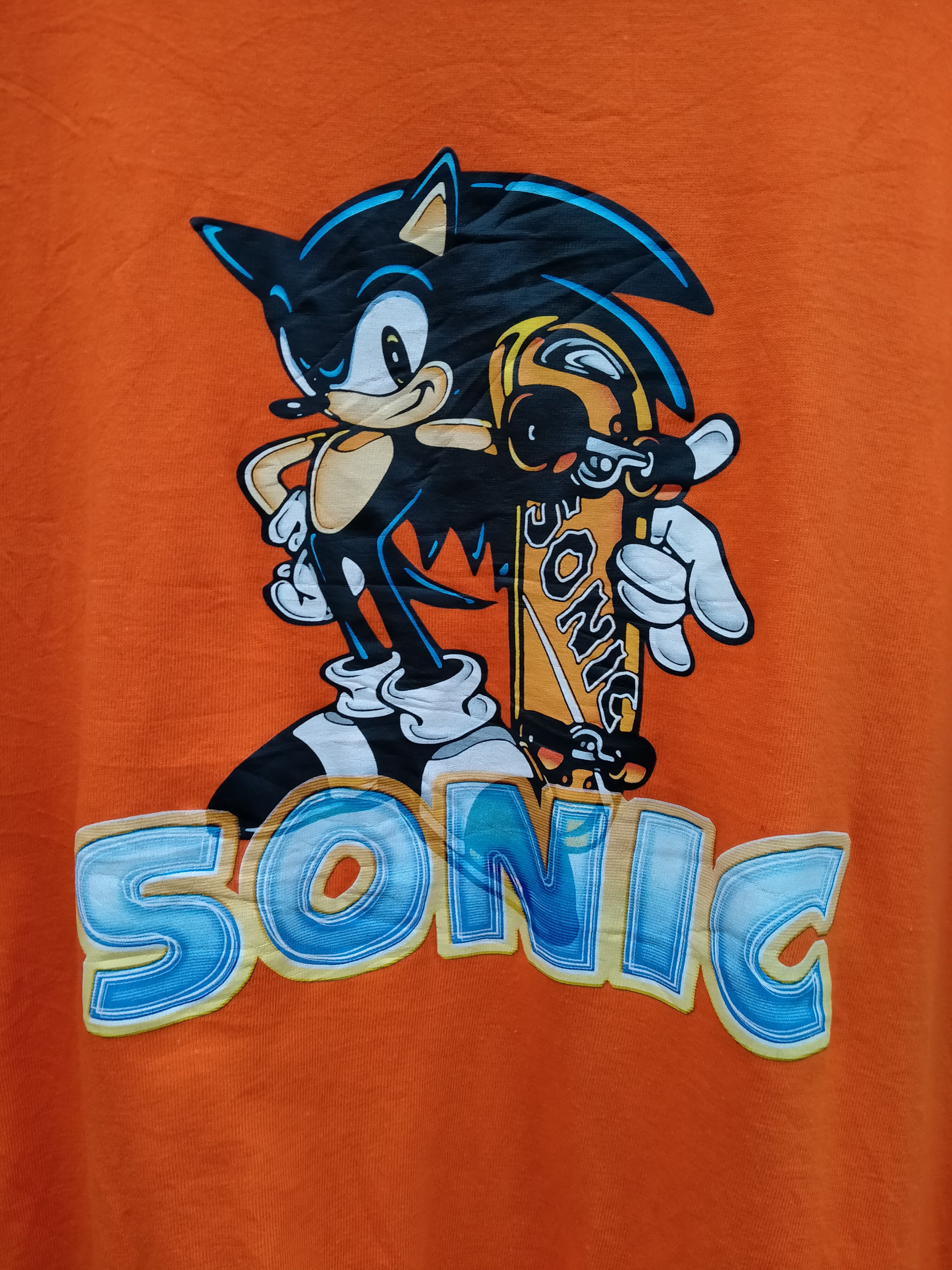 Anime Vintage Cartoon 90s Sonic The Movie Size US L / EU 52-54 / 3 - 3 Thumbnail