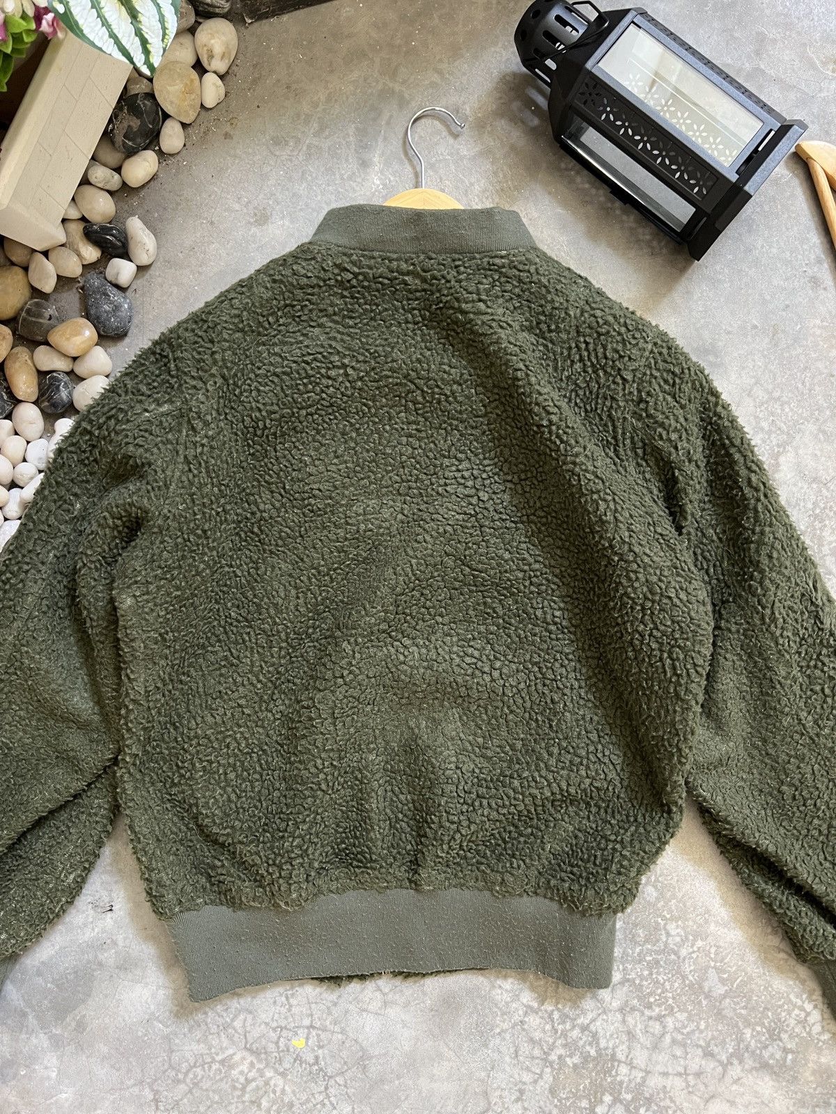 Vintage Vintage 🖤 Deep Pile Sherpa Quilted Zipper Up Bomber Jacket Size US S / EU 44-46 / 1 - 6 Thumbnail