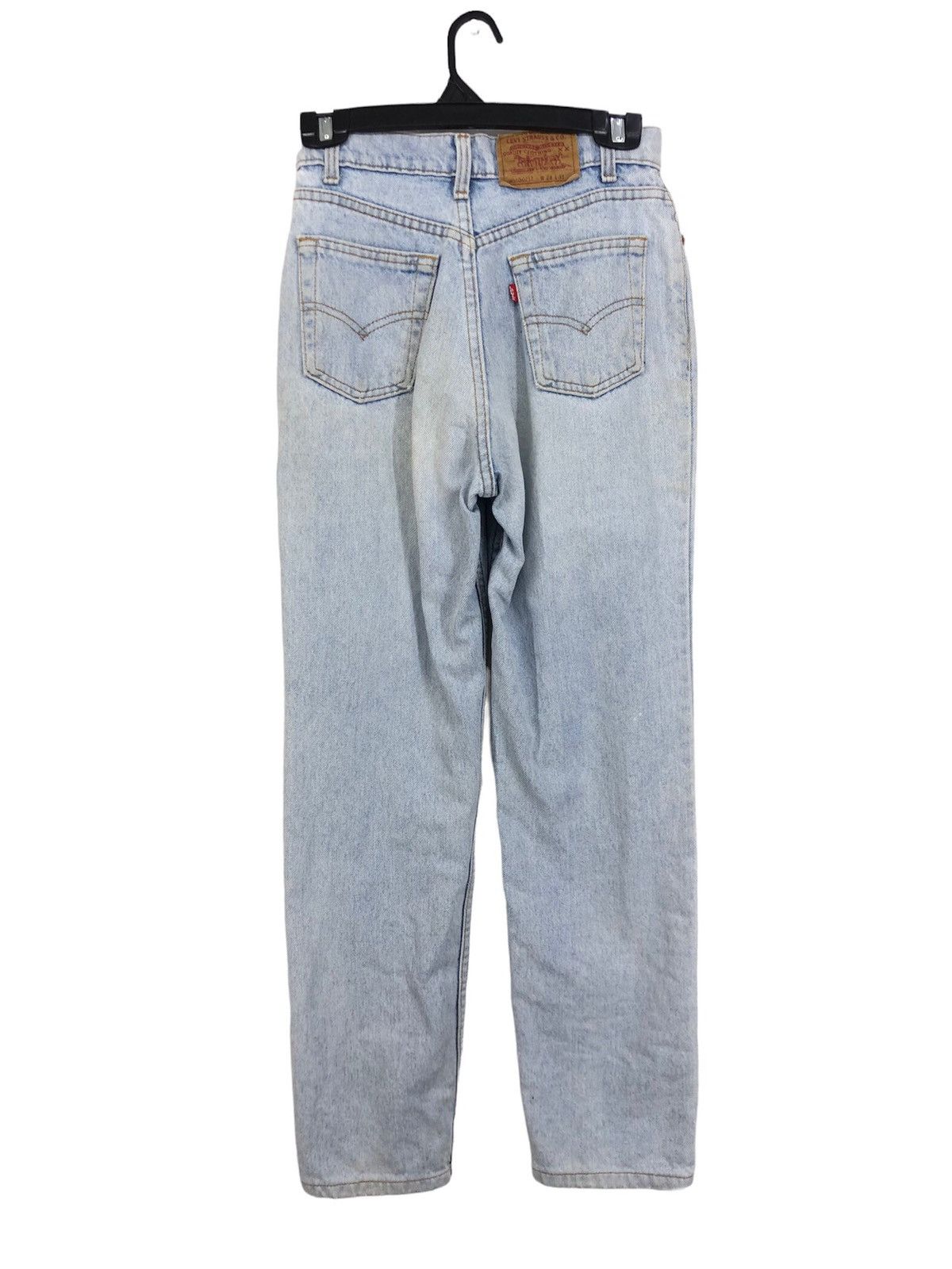 Levi's Vintage 90s Levis 510 Distressed Light Wash Jeans 25x38.5 Size 25" / US 0 / IT 36 - 2 Thumbnail