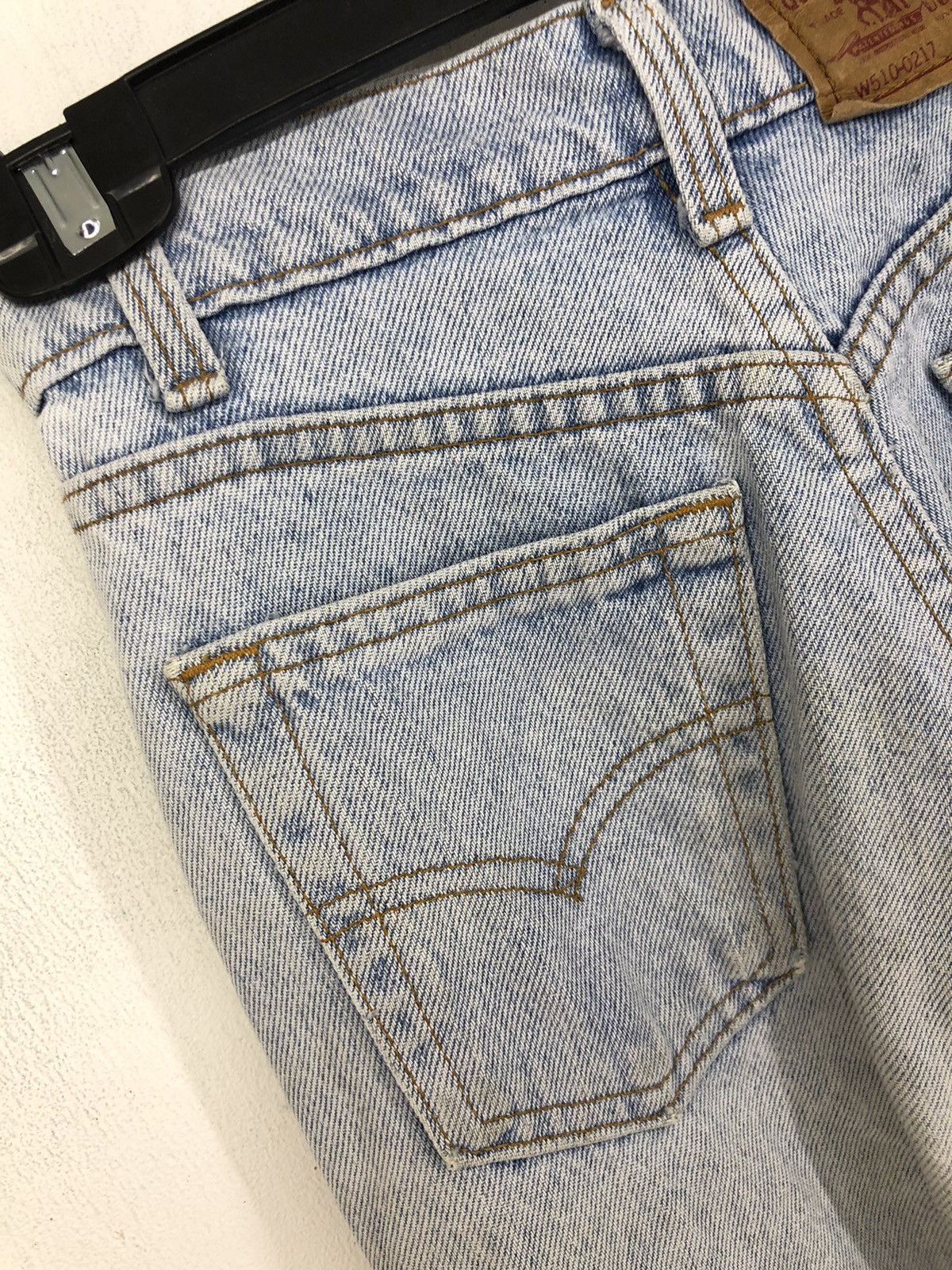 Levi's Vintage 90s Levis 510 Distressed Light Wash Jeans 25x38.5 Size 25" / US 0 / IT 36 - 14 Thumbnail
