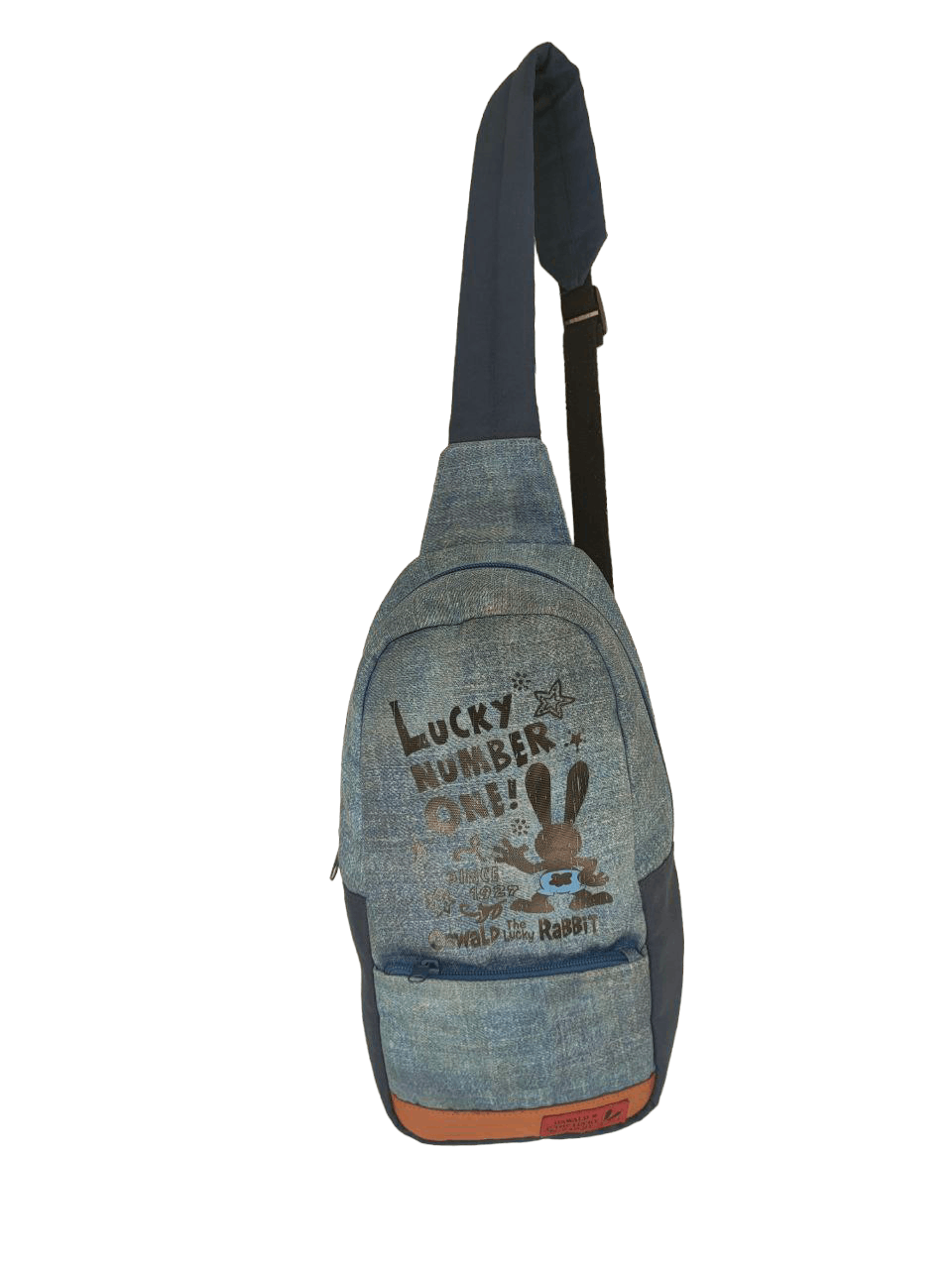 Cartoon Network x Disney Oswald The Lucky Rabbit Crossbody Bag in Blue, Men's