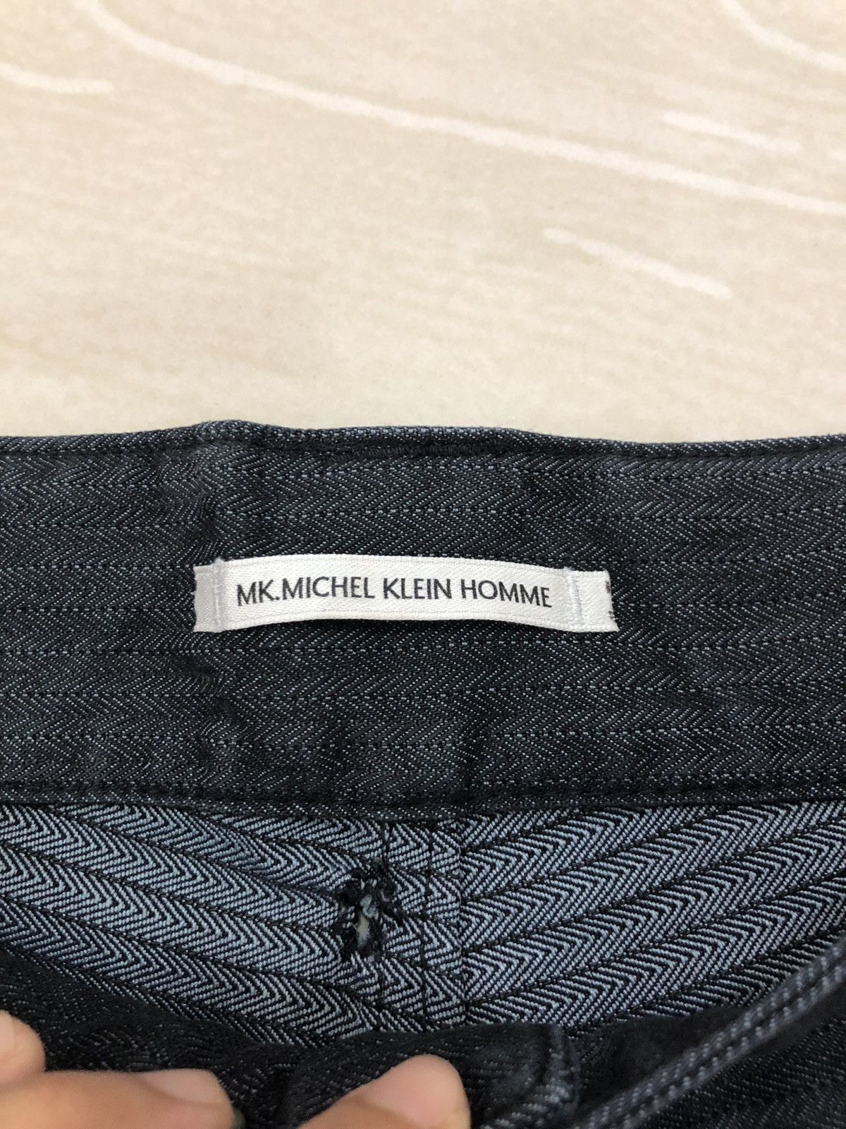 Michel Klein Michel Klein Homme Flared Bootcut Black Jeans Size US 30 / EU 46 - 15 Thumbnail