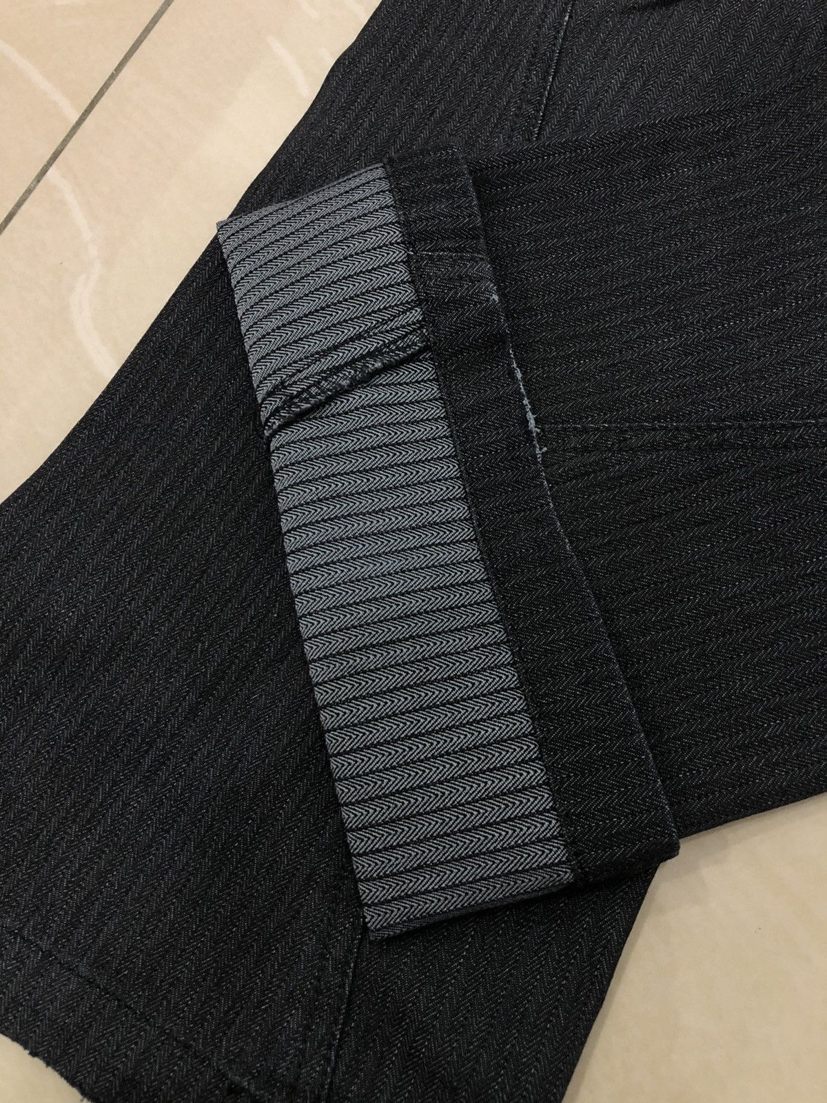 Michel Klein Michel Klein Homme Flared Bootcut Black Jeans Size US 30 / EU 46 - 12 Thumbnail