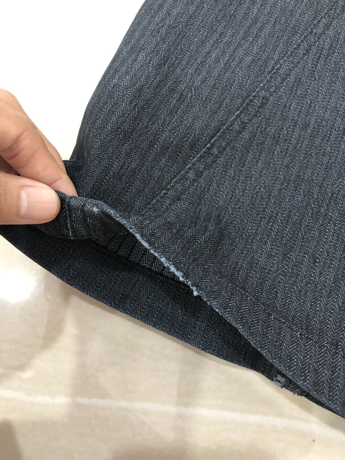 Michel Klein Michel Klein Homme Flared Bootcut Black Jeans Size US 30 / EU 46 - 14 Thumbnail