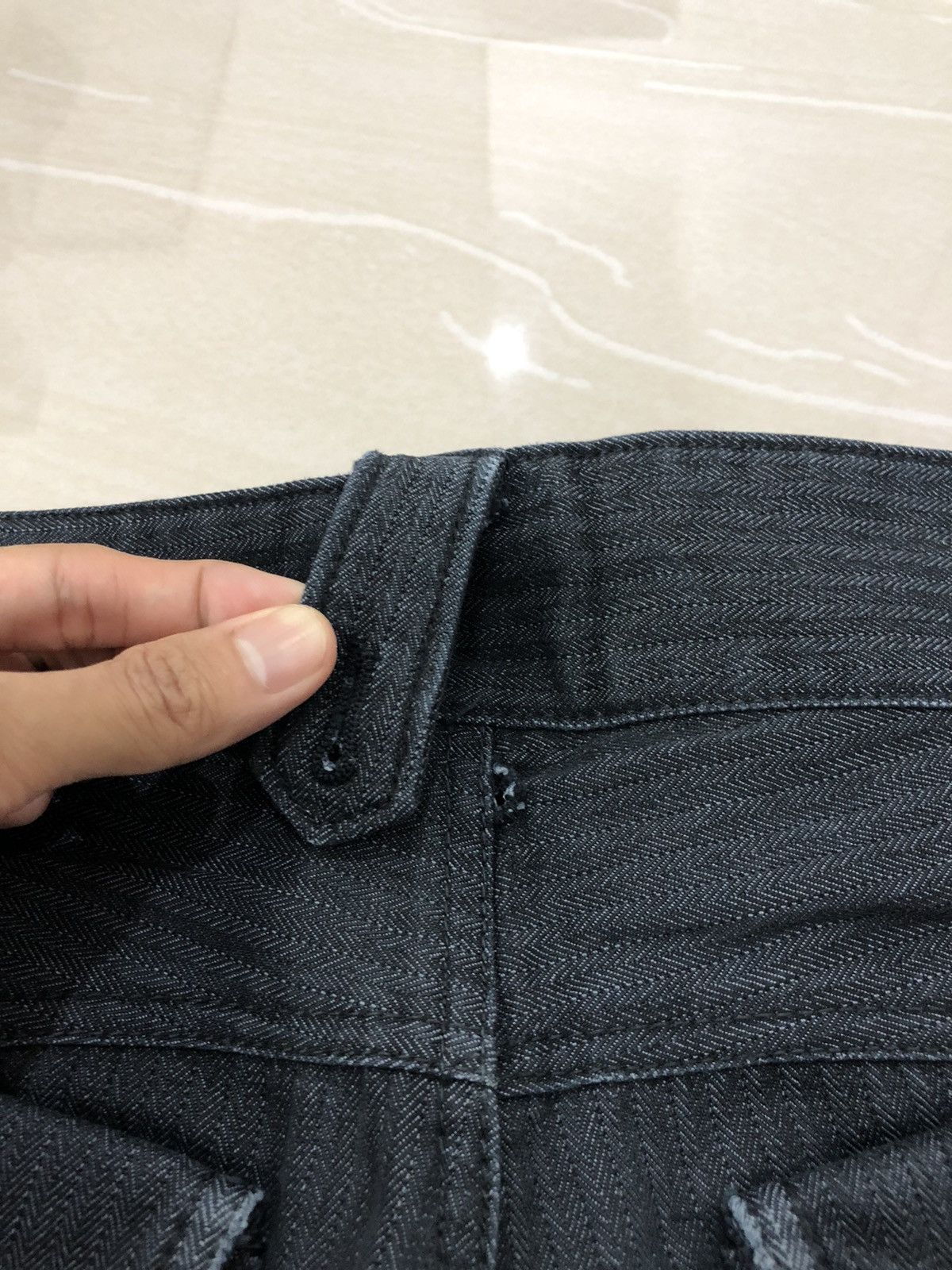 Michel Klein Michel Klein Homme Flared Bootcut Black Jeans Size US 30 / EU 46 - 11 Thumbnail