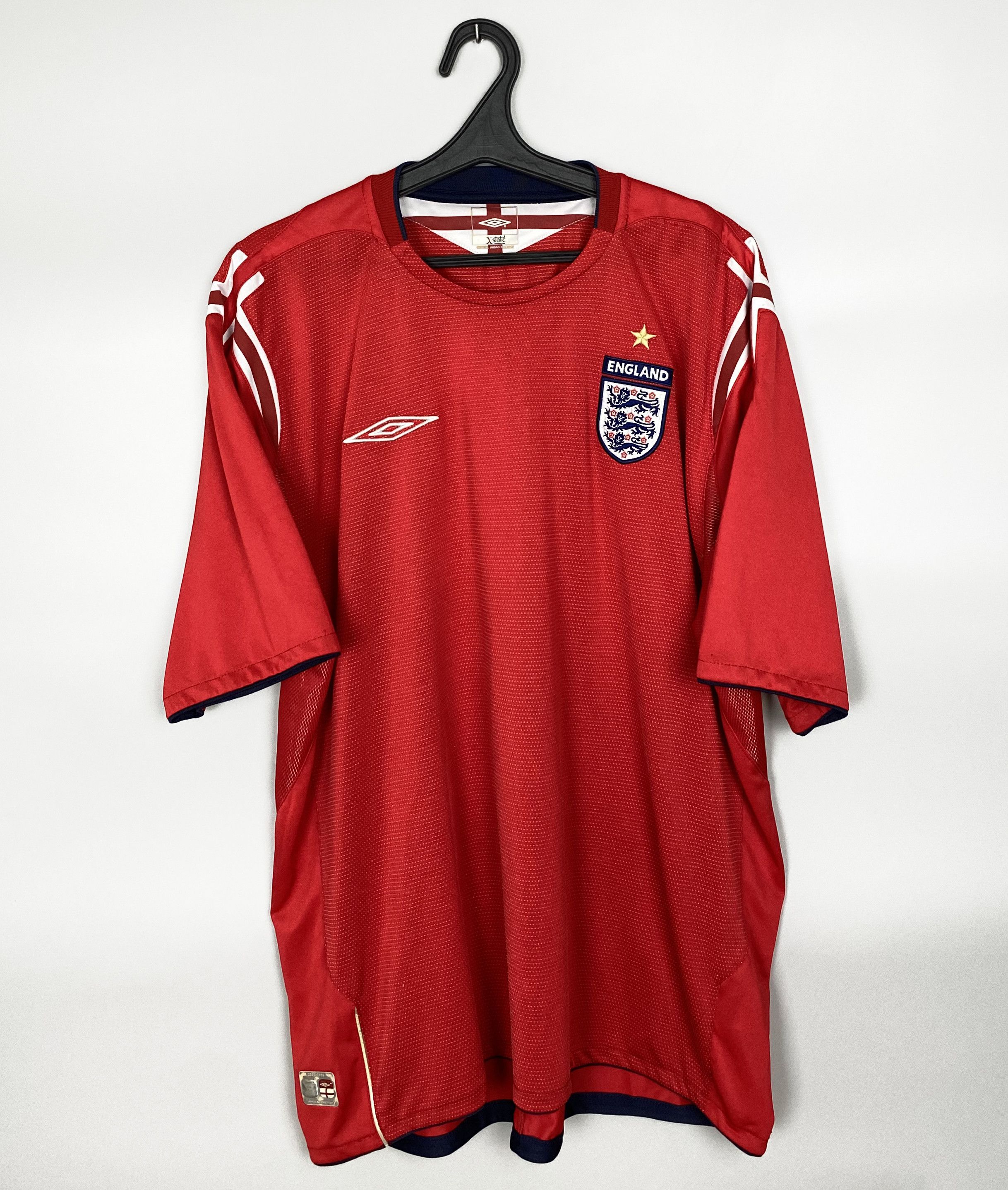 Umbro 2004 England Away Umbro Football Soccer Kit Size US XXL / EU 58 / 5 - 1 Thumbnail