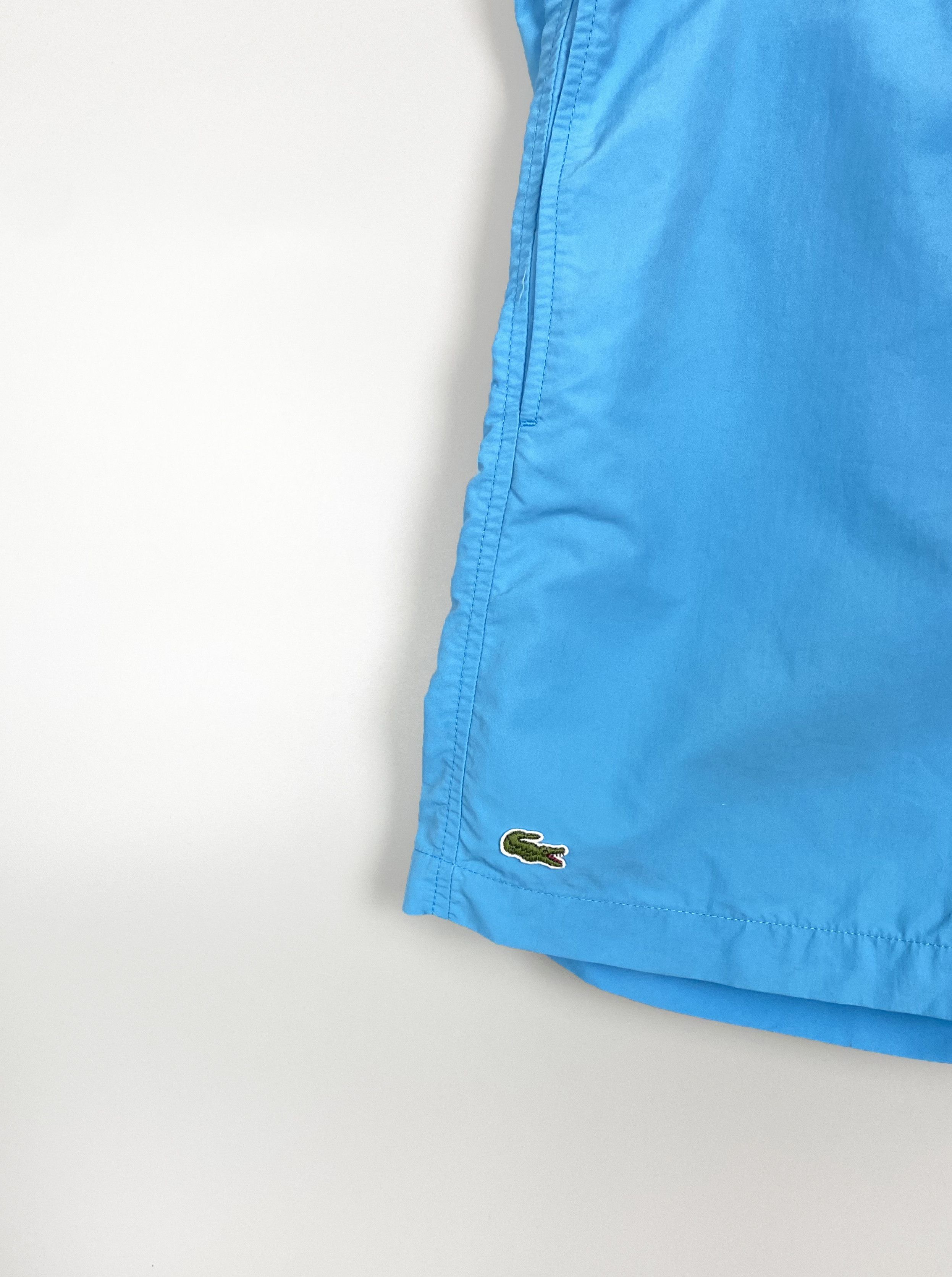 Lacoste Vintage LACOSTE Swimming Blue Shorts Size L Size US 34 / EU 50 - 2 Thumbnail