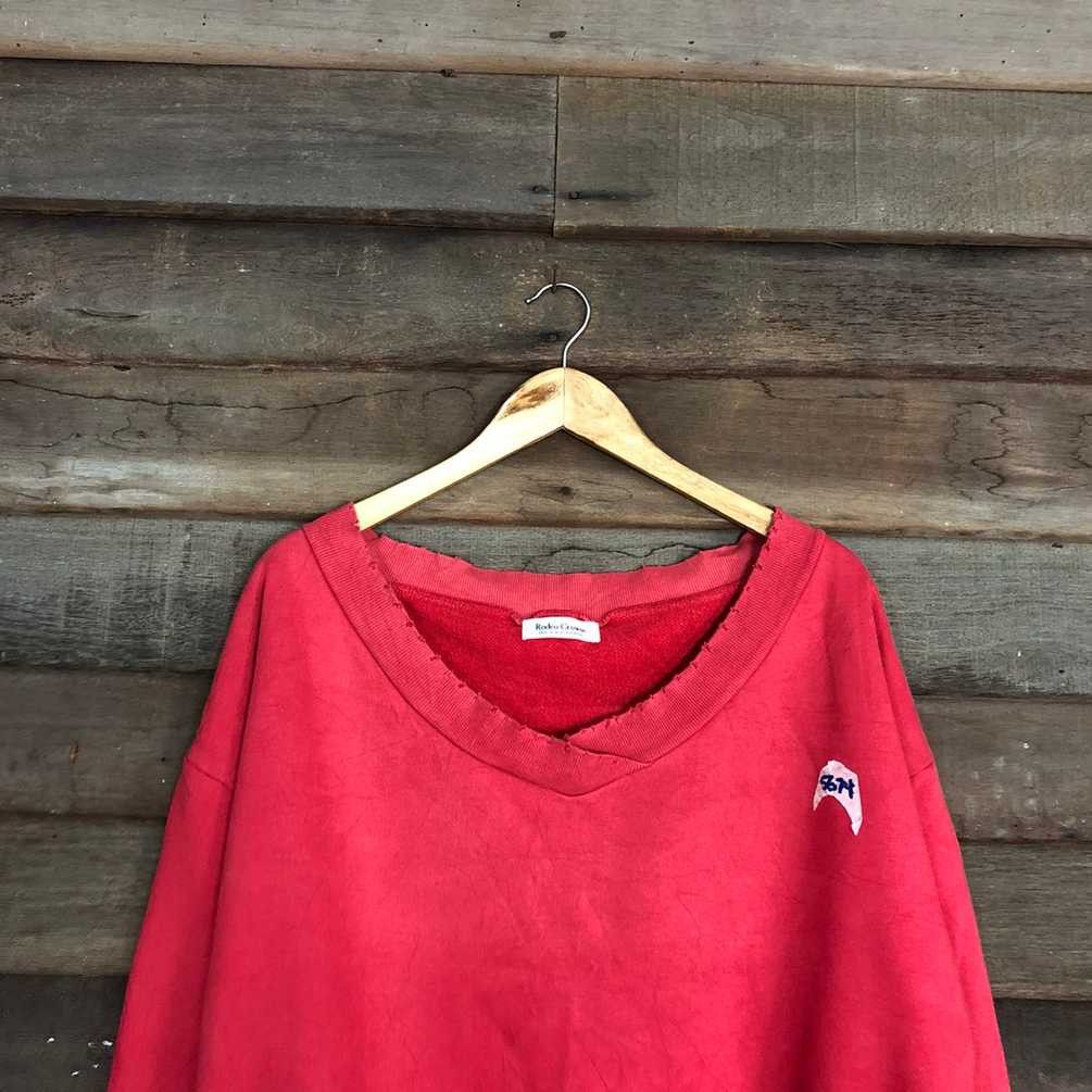 Cartoon Network × Japanese Brand Redeo Crown Papermoon Red Baggy Sweatshirt #5674 Size M / US 6-8 / IT 42-44 - 7 Thumbnail