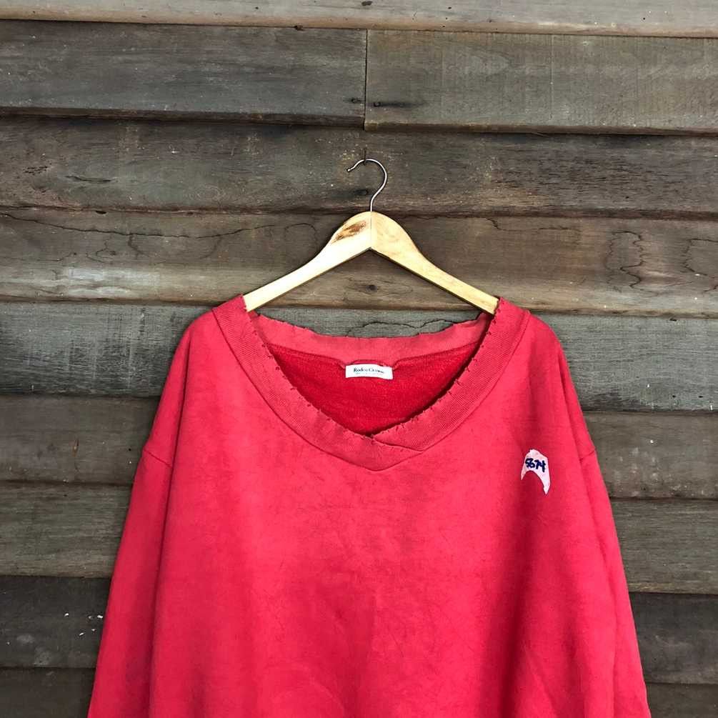 Cartoon Network × Japanese Brand Redeo Crown Papermoon Red Baggy Sweatshirt #5674 Size M / US 6-8 / IT 42-44 - 14 Thumbnail