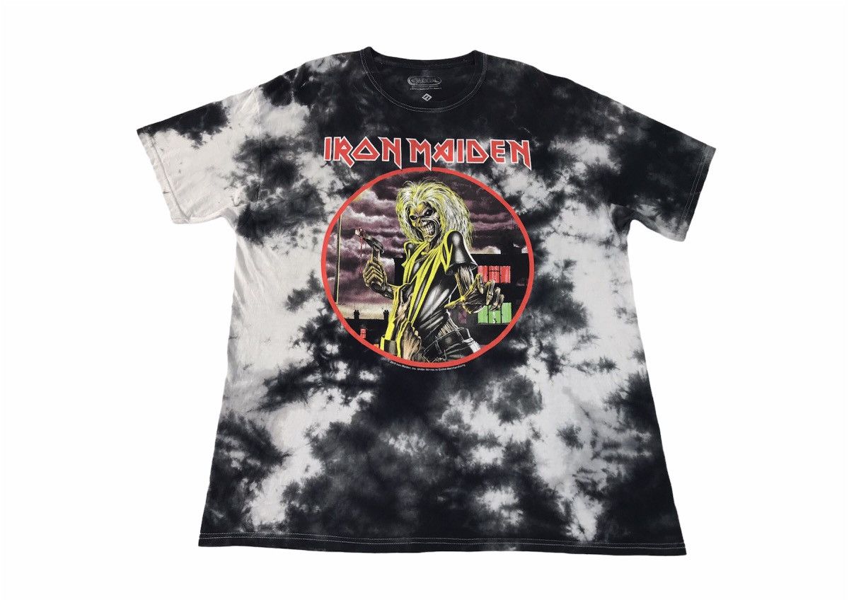 Band Tees Iron Maiden Killer Albums Merch Graphic Screen Tie Dye Size US XL / EU 56 / 4 - 1 Thumbnail