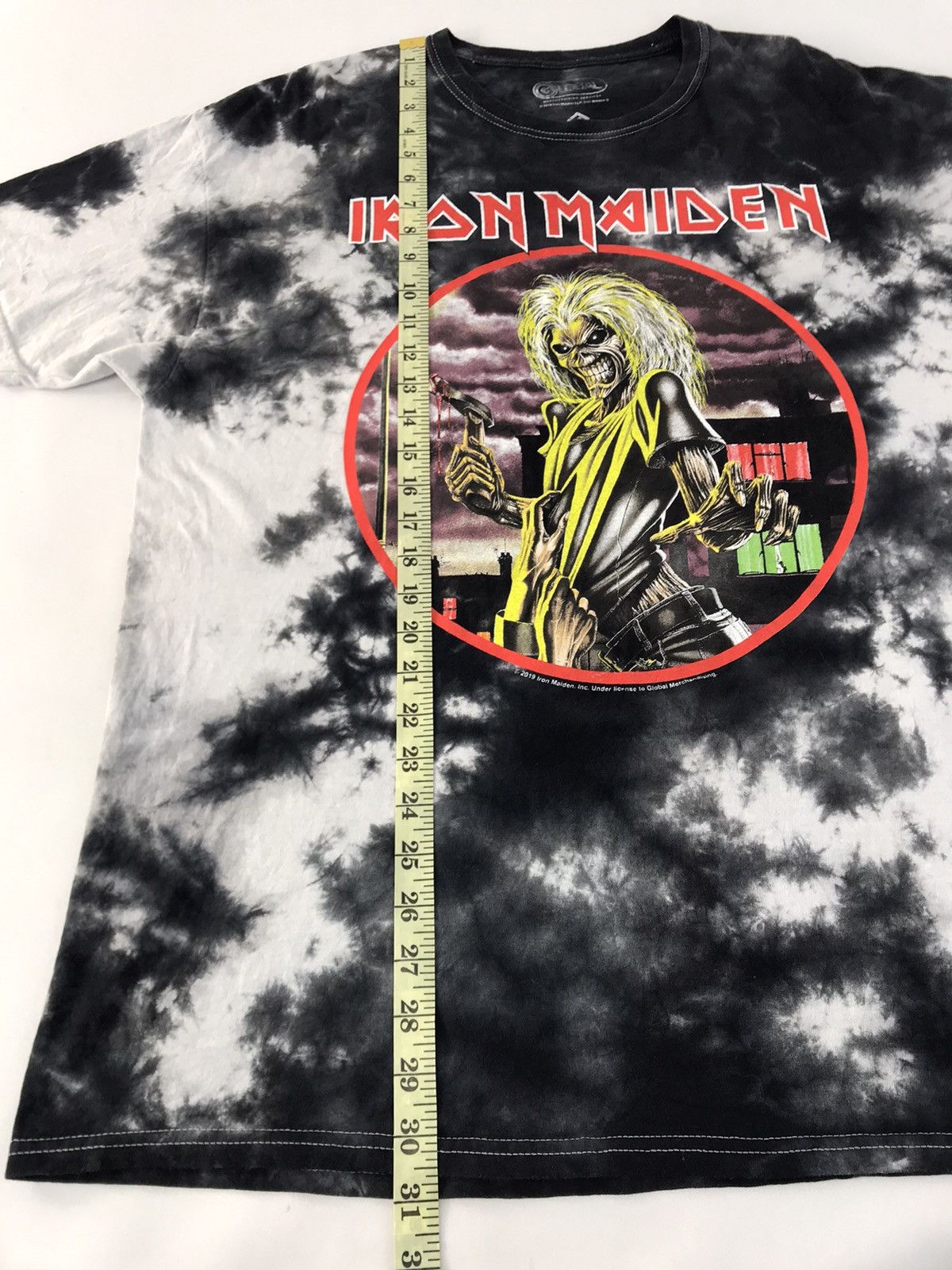 Band Tees Iron Maiden Killer Albums Merch Graphic Screen Tie Dye Size US XL / EU 56 / 4 - 8 Thumbnail