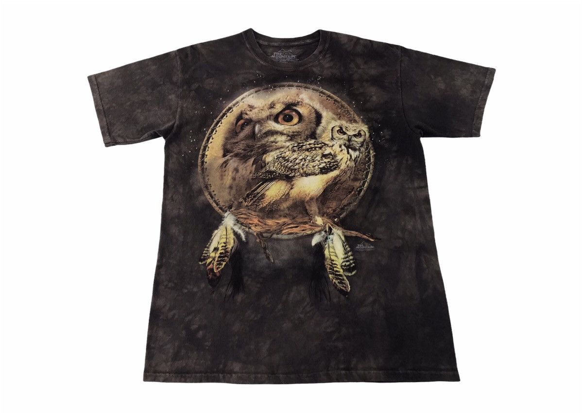 The Mountain The Mountain Owl 2011 Carol Cavalaris Screen Brown Tie Dye Size US L / EU 52-54 / 3 - 1 Thumbnail