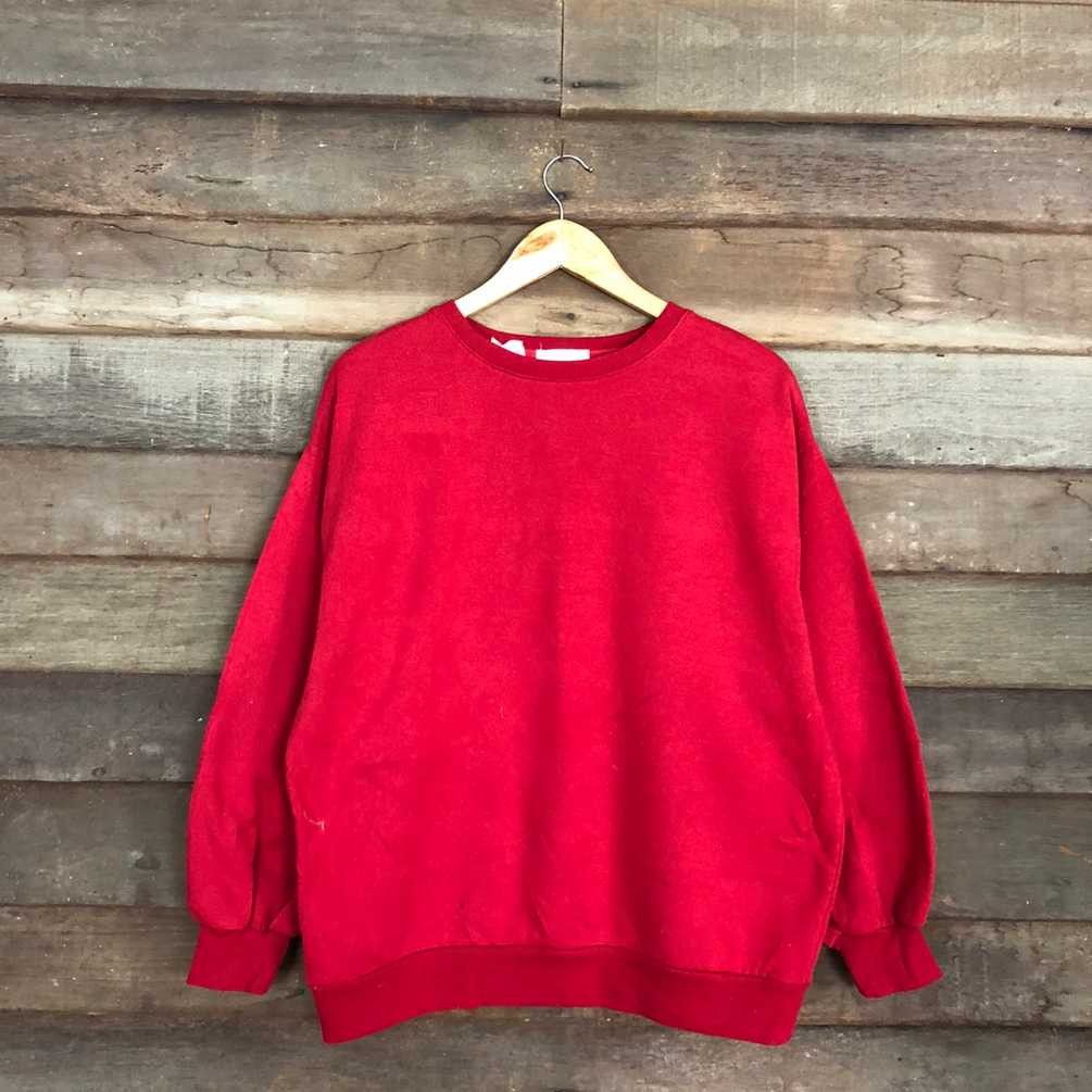 Japanese Brand Galyge Astronomical big spell Red Sweatshirt #127B Size US L / EU 52-54 / 3 - 5 Thumbnail