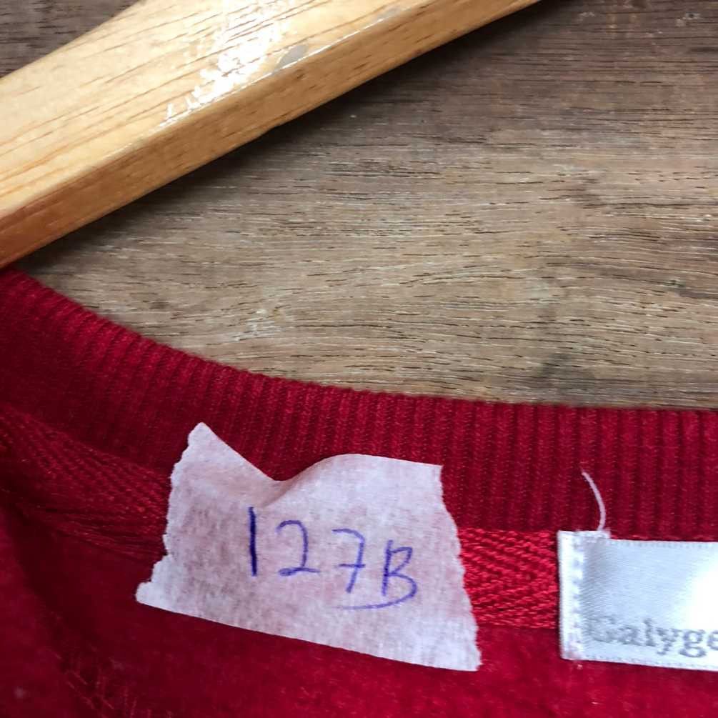 Japanese Brand Galyge Astronomical big spell Red Sweatshirt #127B Size US L / EU 52-54 / 3 - 10 Thumbnail