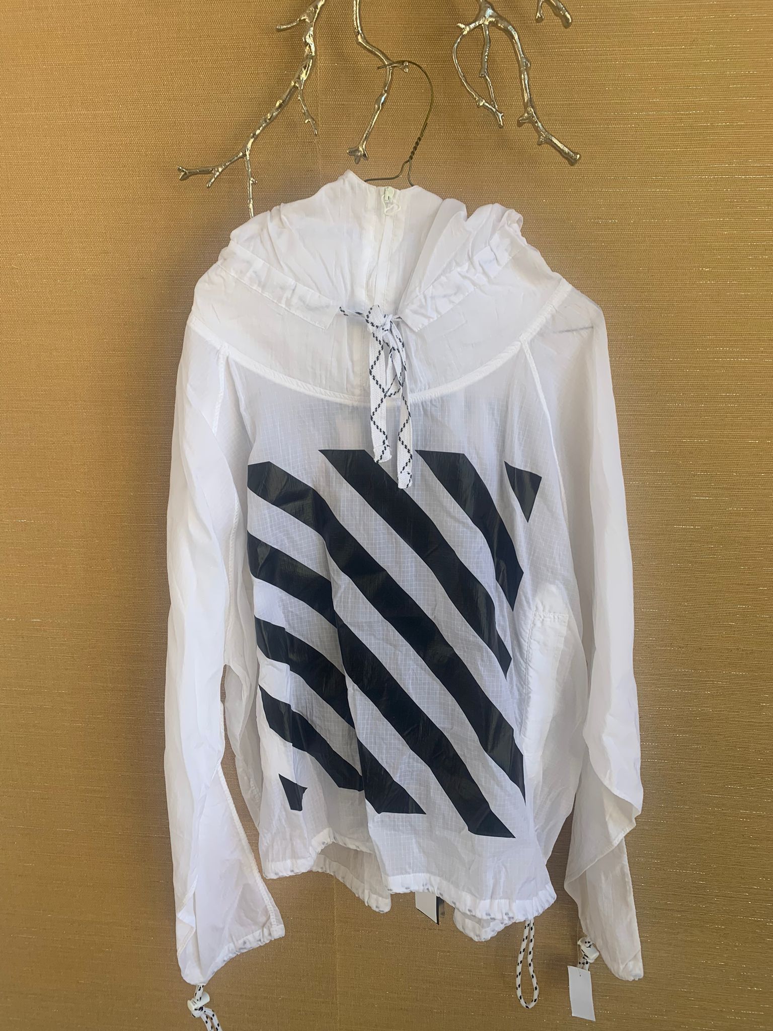 Off-White Anorak Hoodie in White Size US XS / EU 42 / 0 - 3 Thumbnail