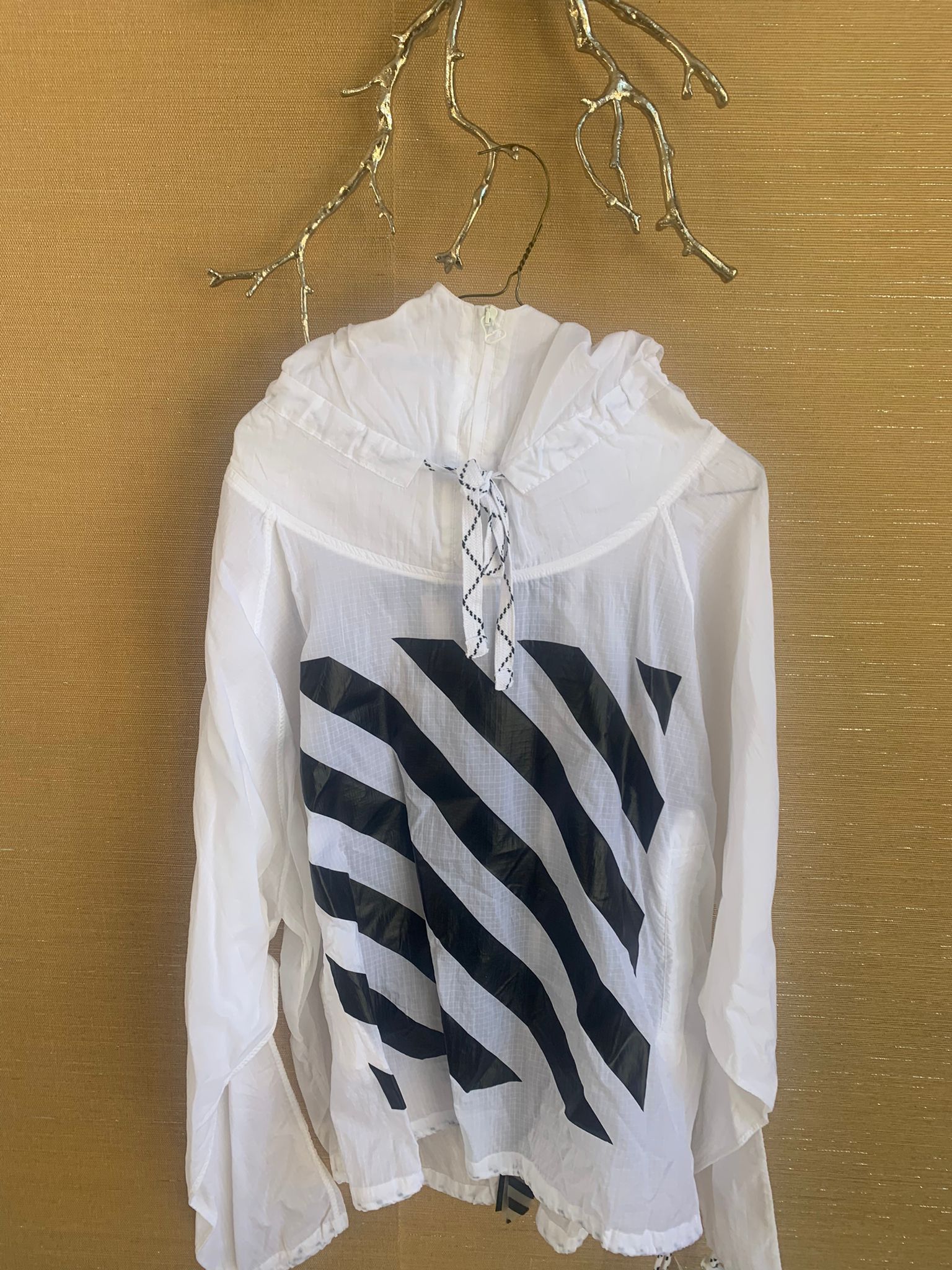 Off-White Anorak Hoodie in White Size US XS / EU 42 / 0 - 12 Thumbnail