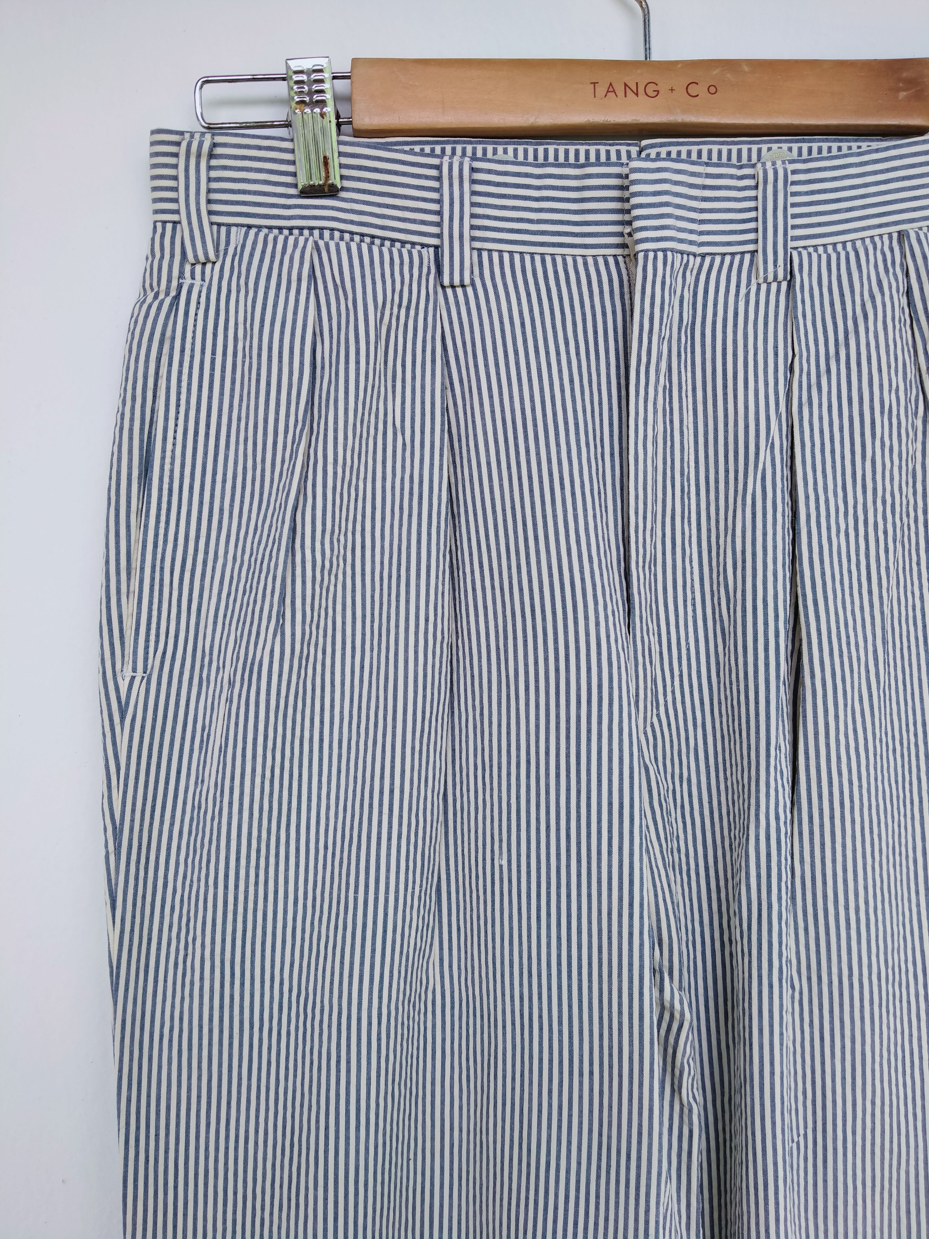 Polo Ralph Lauren Vintage Polo Ralph Lauren Stripe Trouser Pant Size US 28 / EU 44 - 8 Thumbnail
