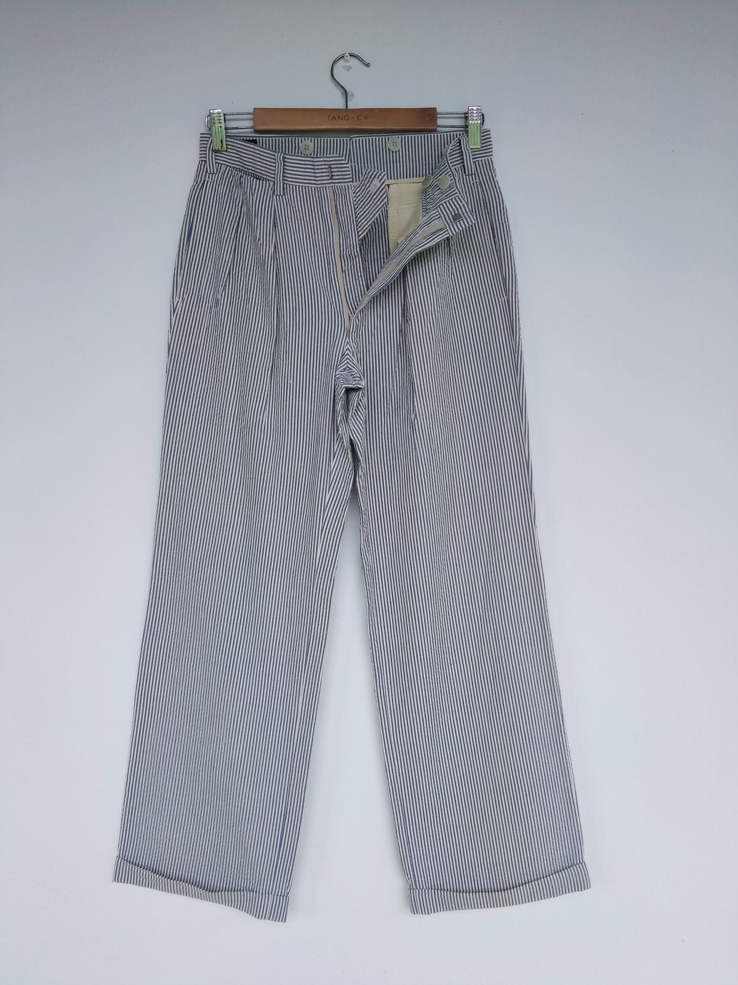 Polo Ralph Lauren Vintage Polo Ralph Lauren Stripe Trouser Pant Size US 28 / EU 44 - 2 Thumbnail