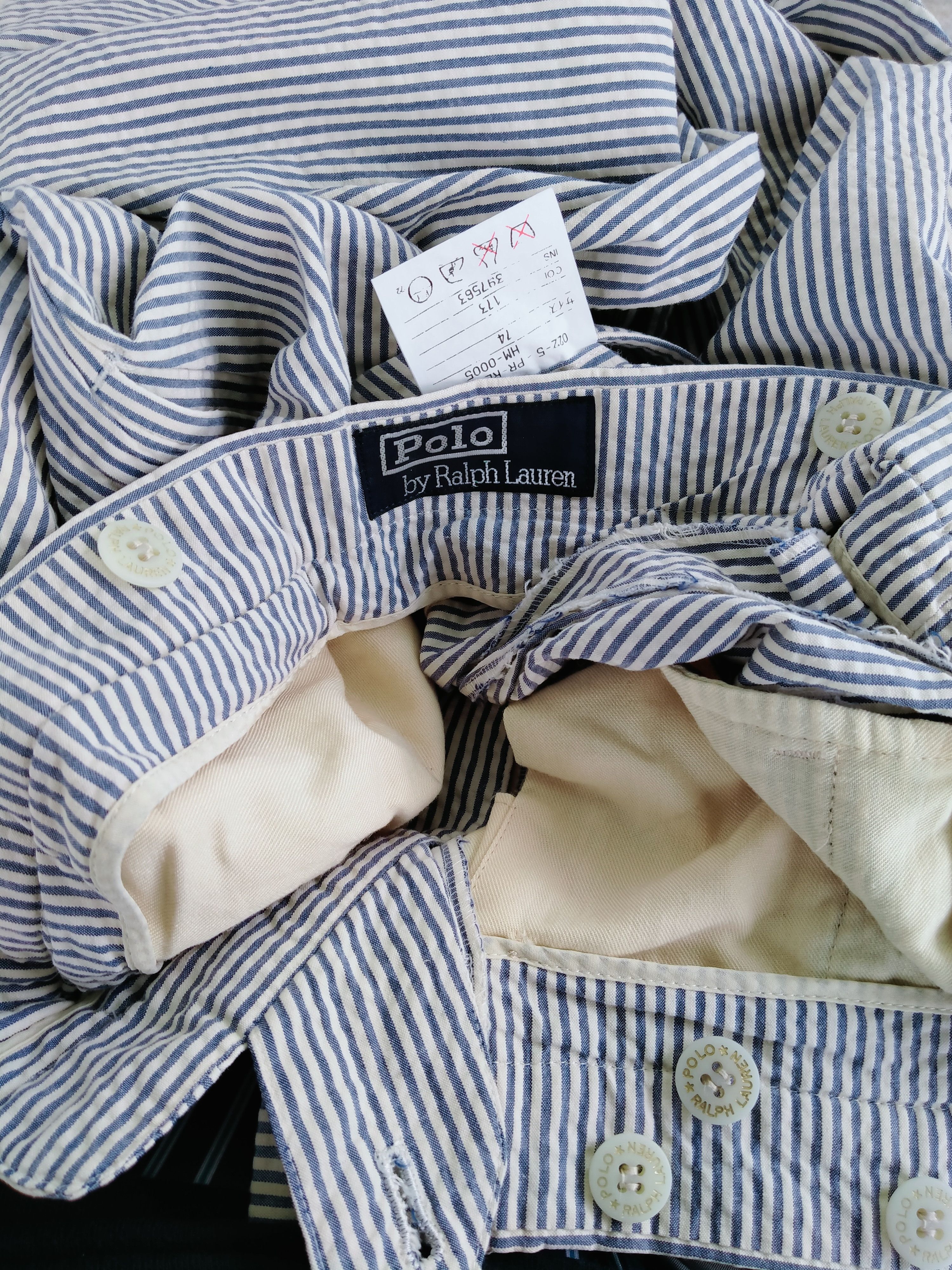 Polo Ralph Lauren Vintage Polo Ralph Lauren Stripe Trouser Pant Size US 28 / EU 44 - 17 Thumbnail
