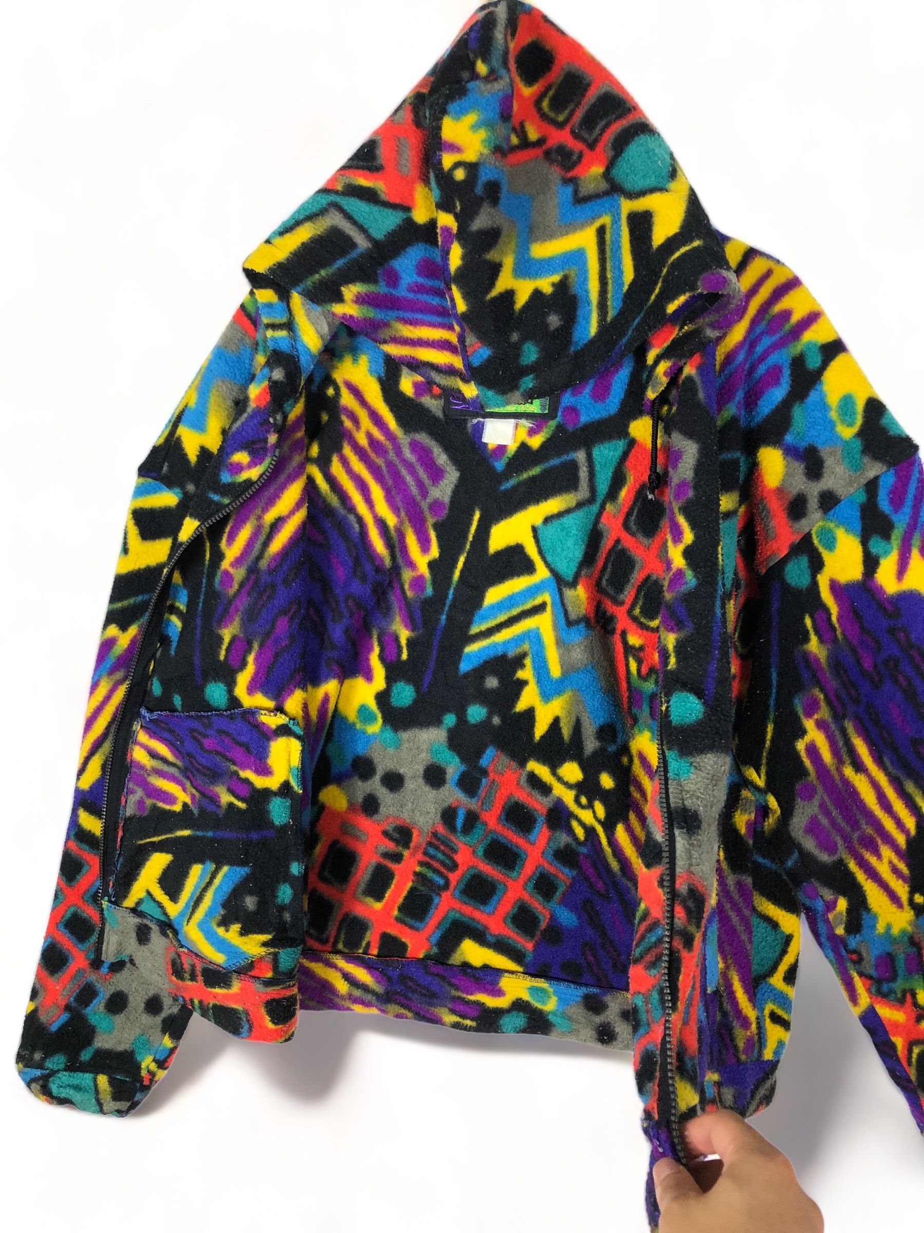 Vintage RARE🔥VINTAGE 90’S ACTION FIELD SNOWBOARDER FLEECE JACKET Size US L / EU 52-54 / 3 - 5 Thumbnail