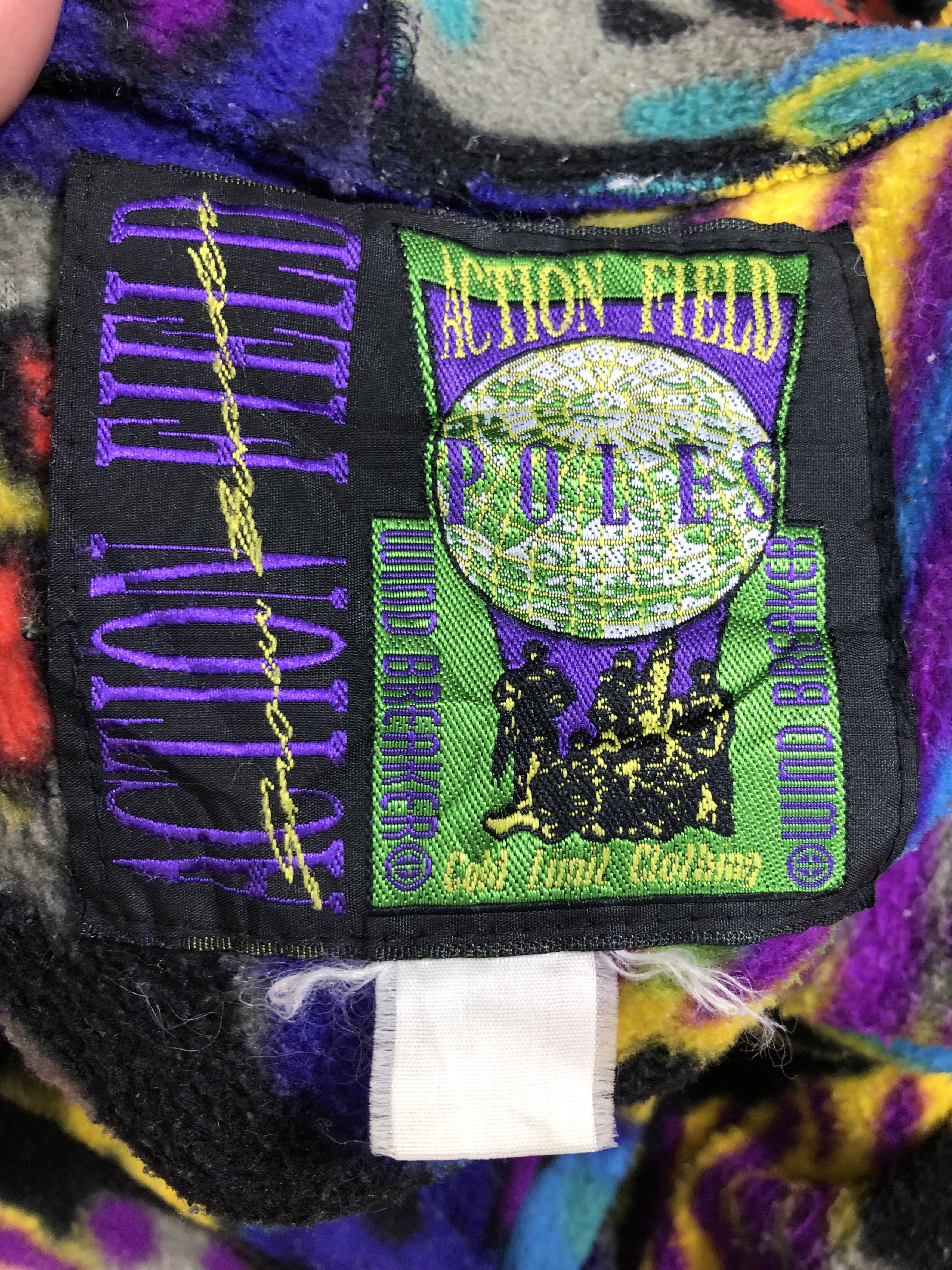 Vintage RARE🔥VINTAGE 90’S ACTION FIELD SNOWBOARDER FLEECE JACKET Size US L / EU 52-54 / 3 - 14 Thumbnail