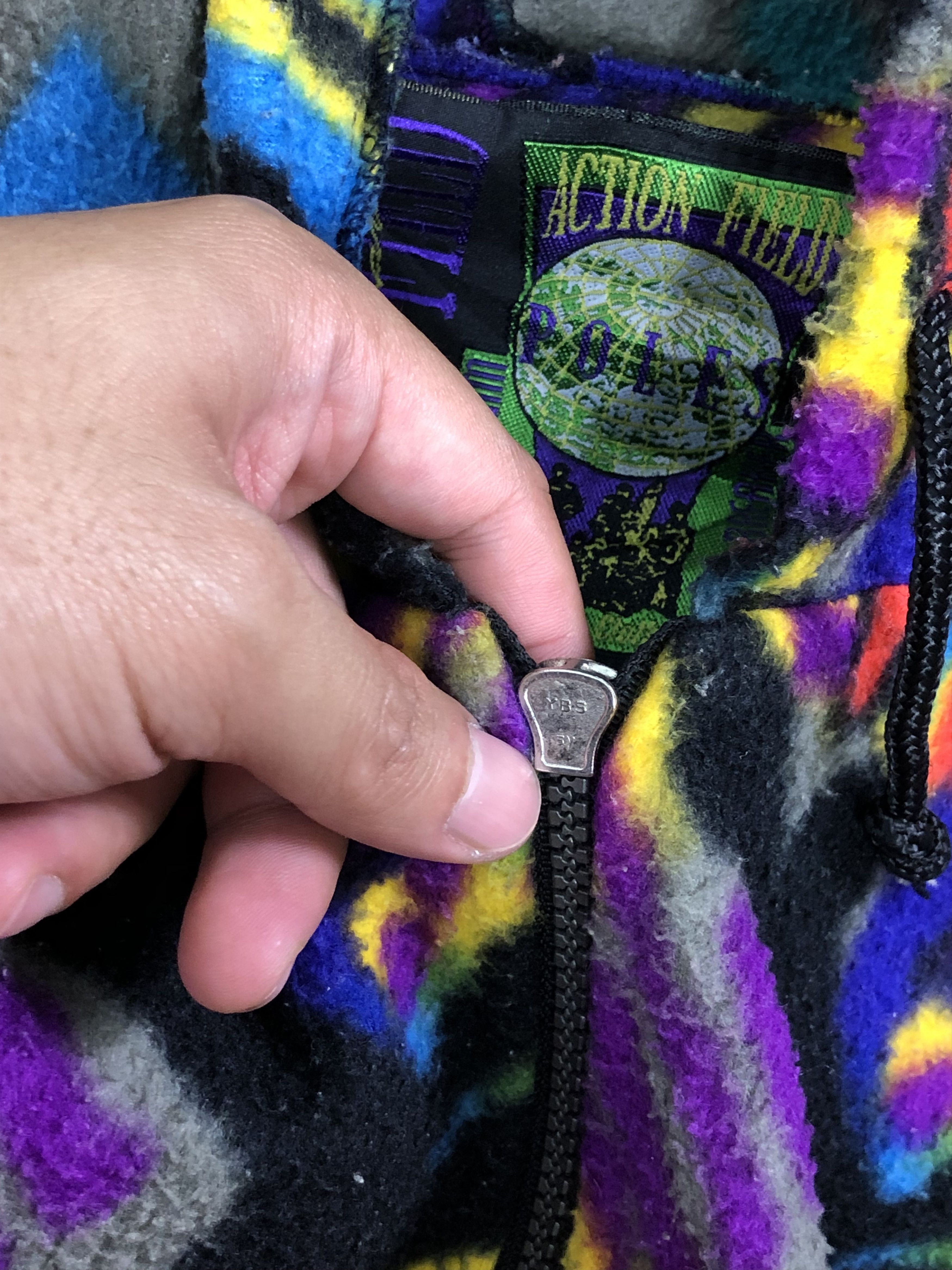 Vintage RARE🔥VINTAGE 90’S ACTION FIELD SNOWBOARDER FLEECE JACKET Size US L / EU 52-54 / 3 - 7 Thumbnail