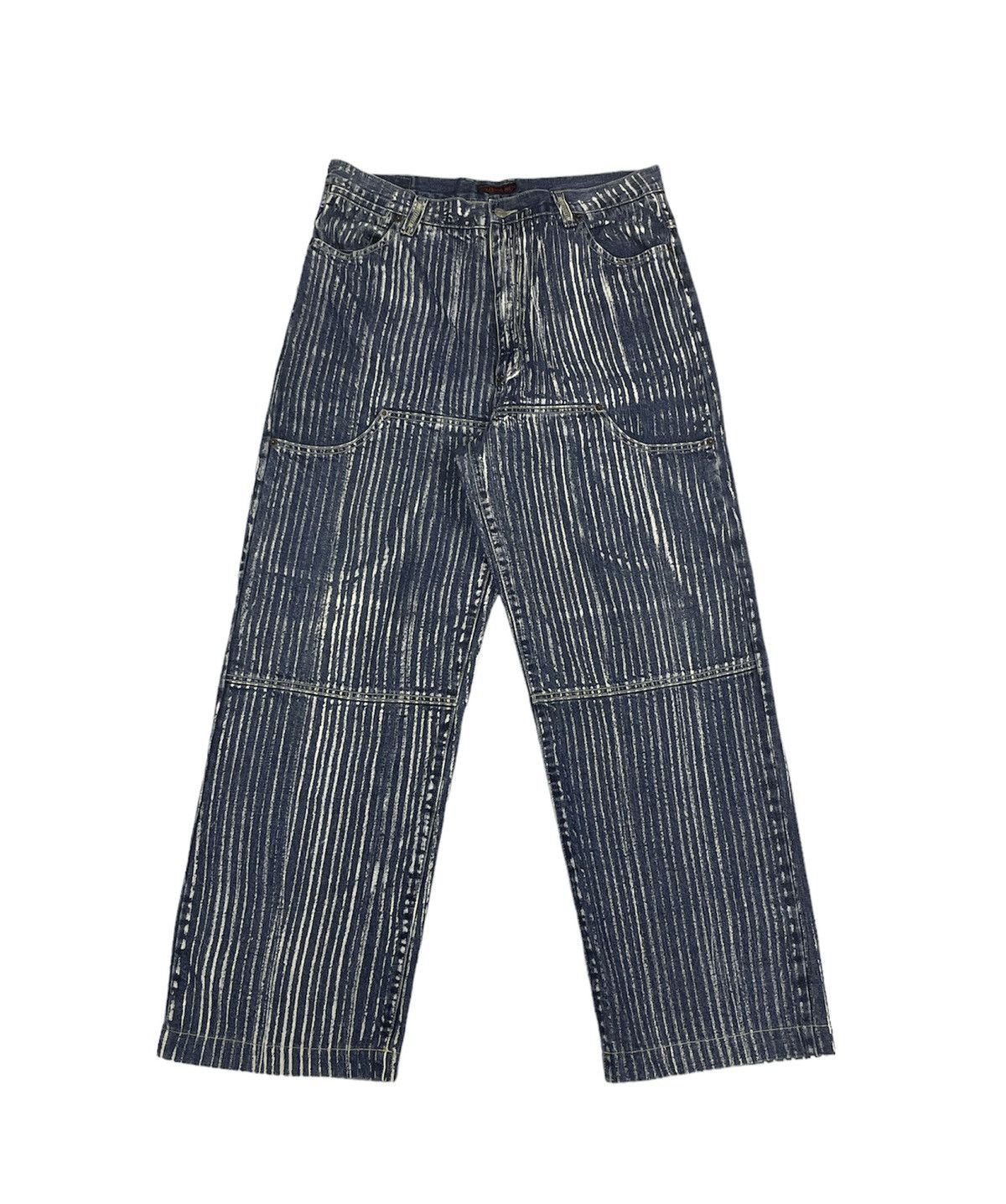 Vans Vintage Vans Double Knee Stripes Jeans Size US 34 / EU 50 - 2 Thumbnail