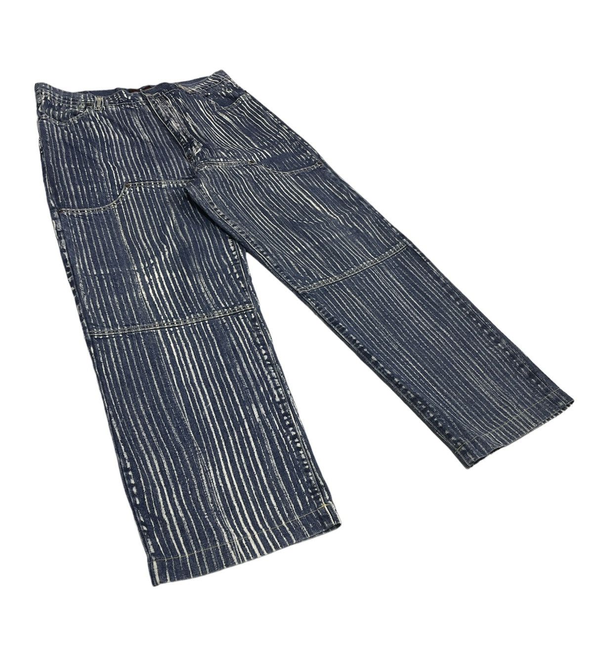 Vans Vintage Vans Double Knee Stripes Jeans Size US 34 / EU 50 - 3 Thumbnail