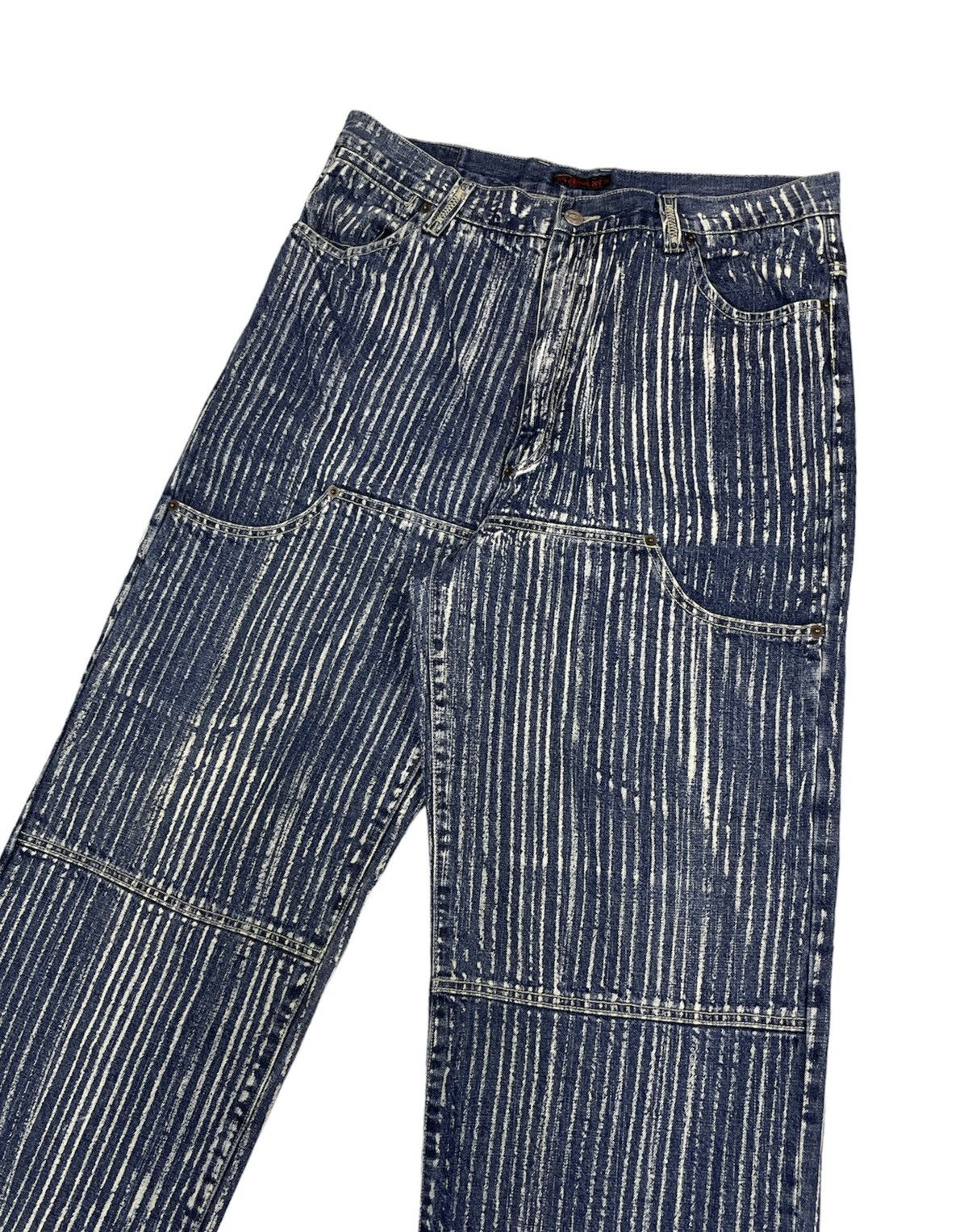 Vans Vintage Vans Double Knee Stripes Jeans Size US 34 / EU 50 - 1 Thumbnail